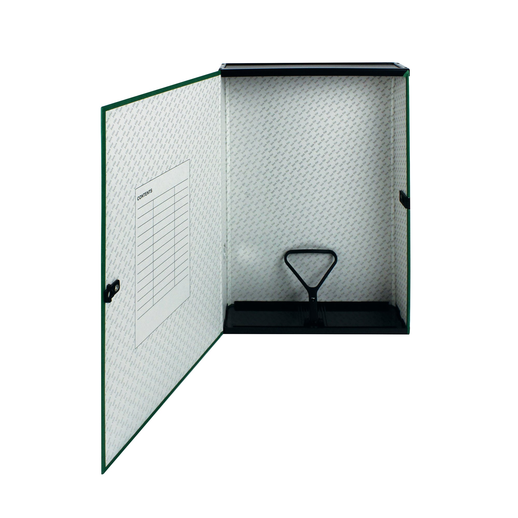 Q-CONNECT 75MM BOX FILE FC GREEN PK5