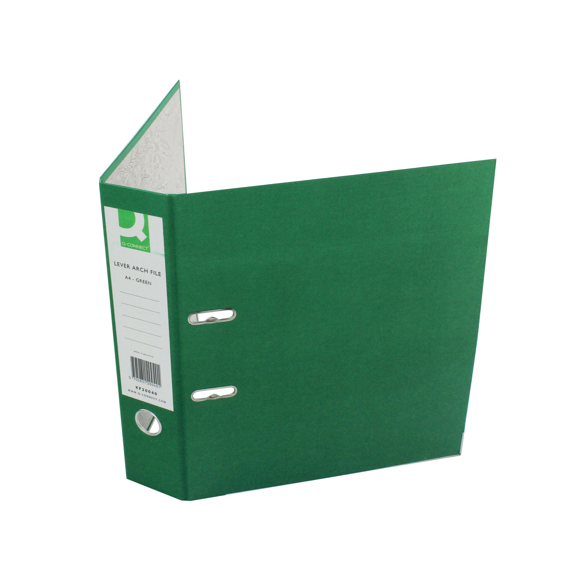 Q-CONNECT LEVERARCH PPRB A4 GRN PK10