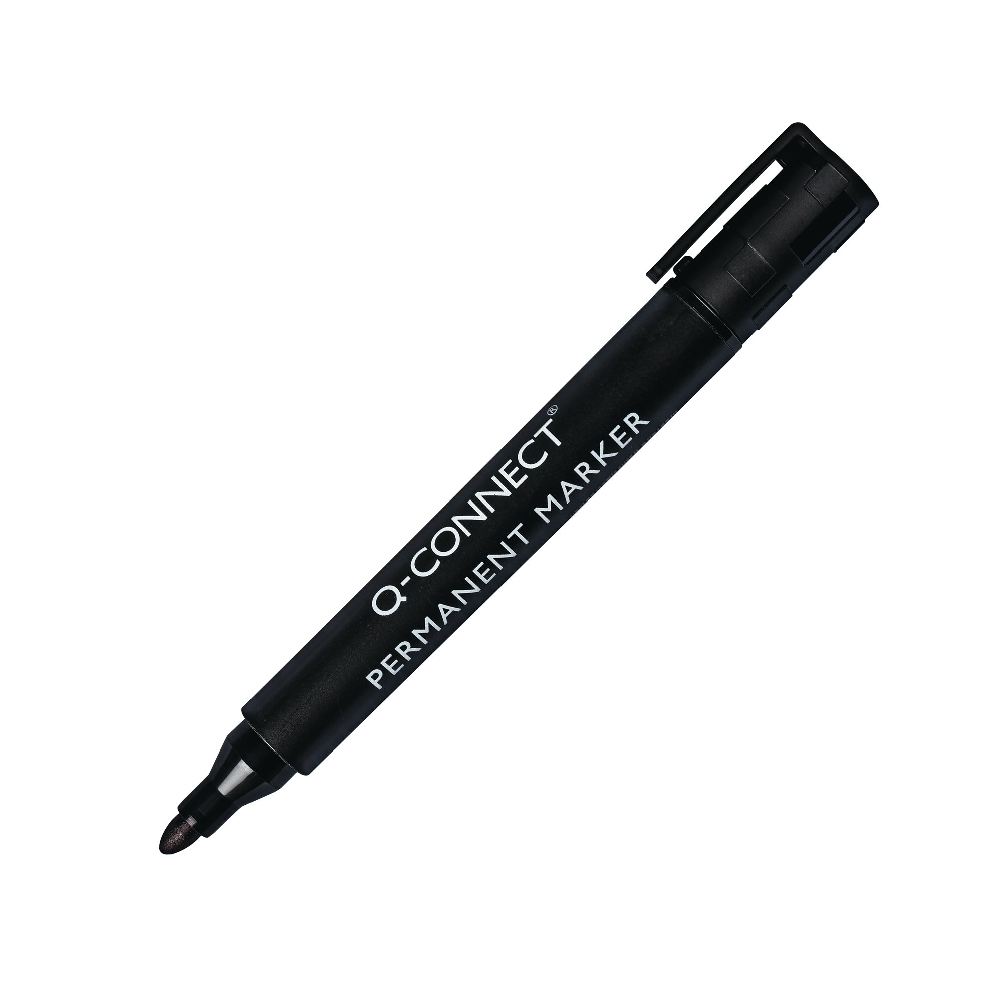 Q-CONNECT PERM MARKER B/TIP BLK PK10