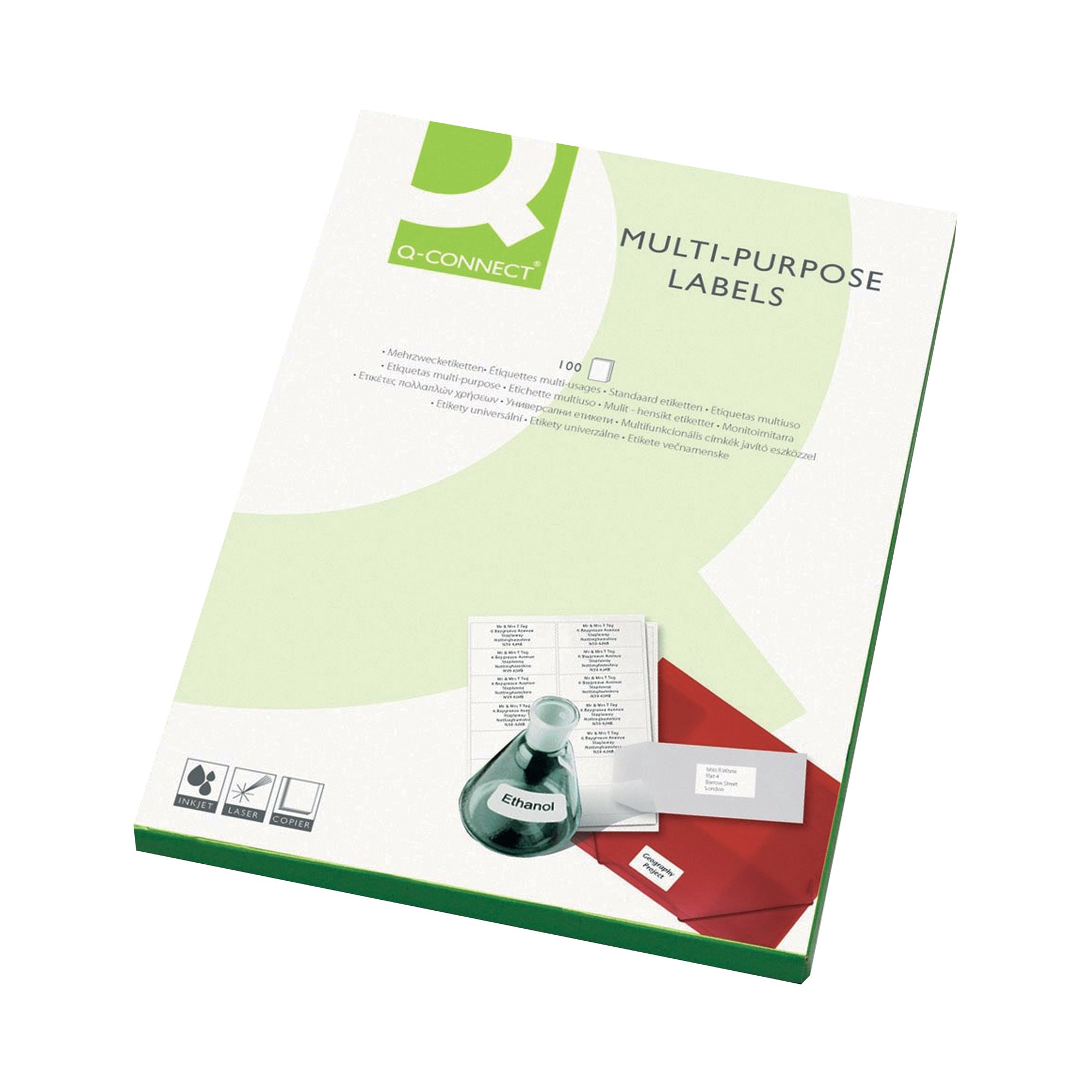 Q-CONNECT MULTIPURPOSE LABELS PK200