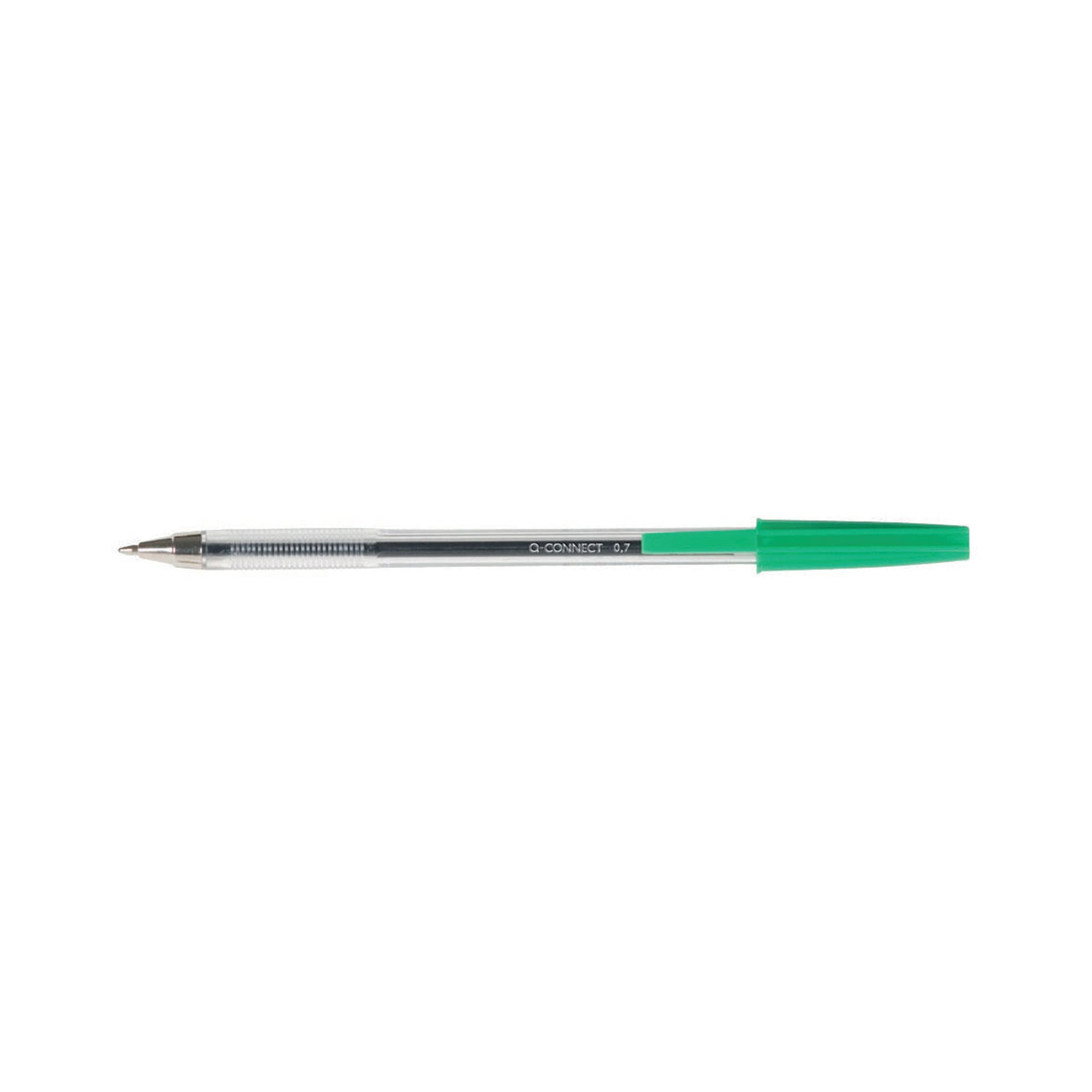 Q-CONNECT BALL POINT MED GRN PK20