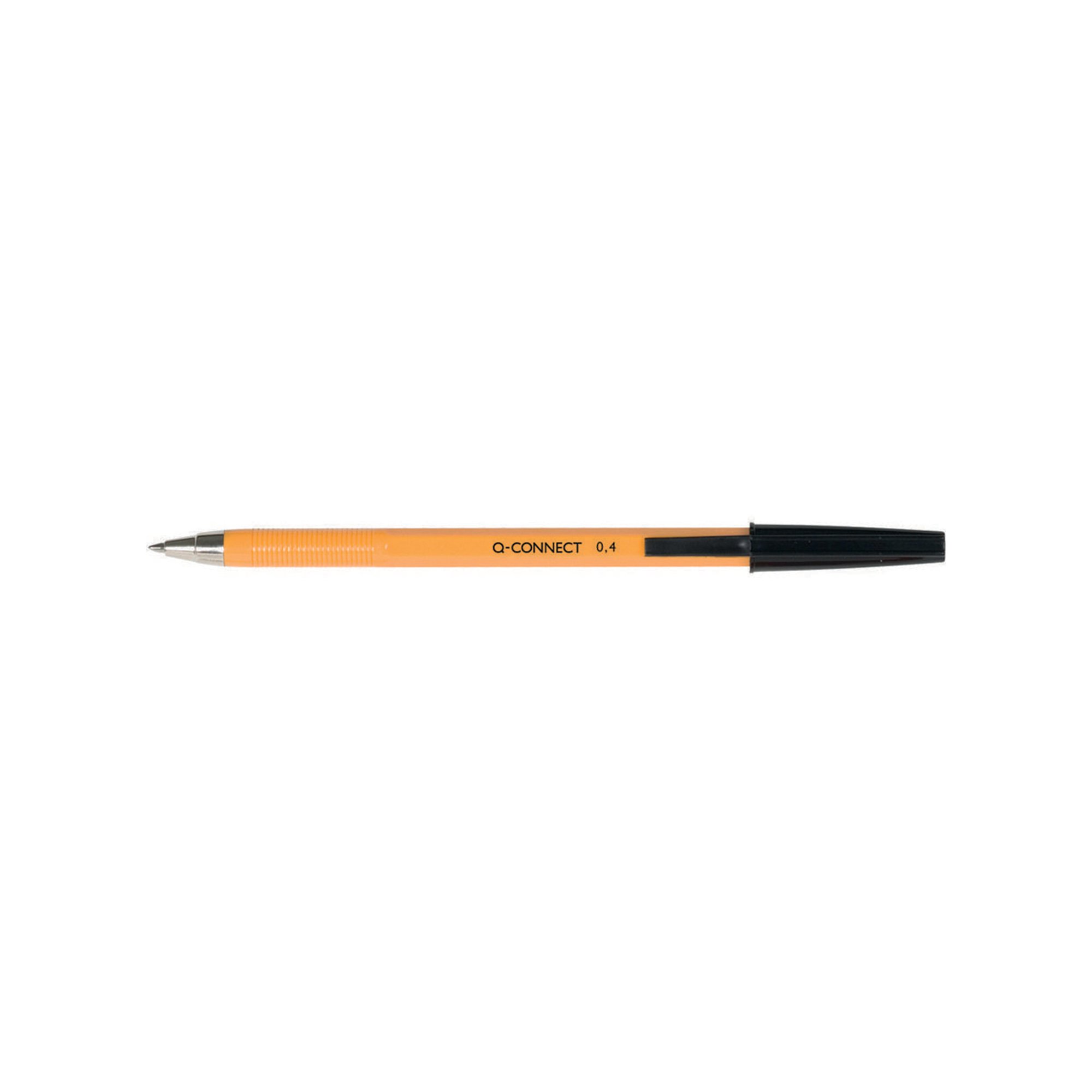 Q-CONNECT BALL POINT FINE BLK PK20