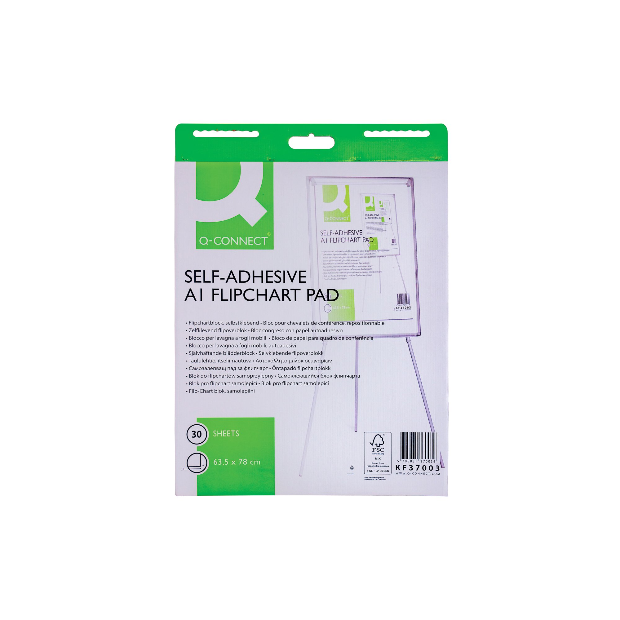 Q-CONNECT SELF-AD A1 F/CHART PAD PK2