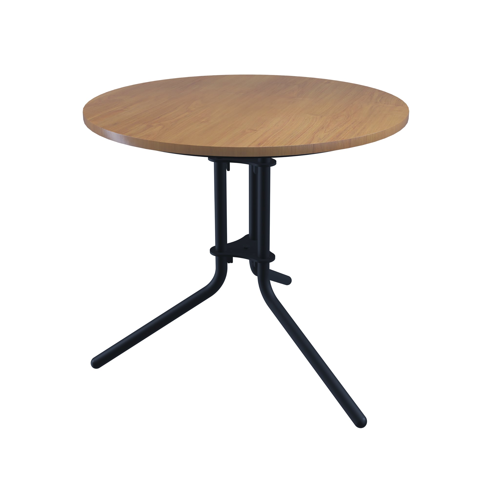 TRINE WOODEN TOP TABLE 800X800X730MM