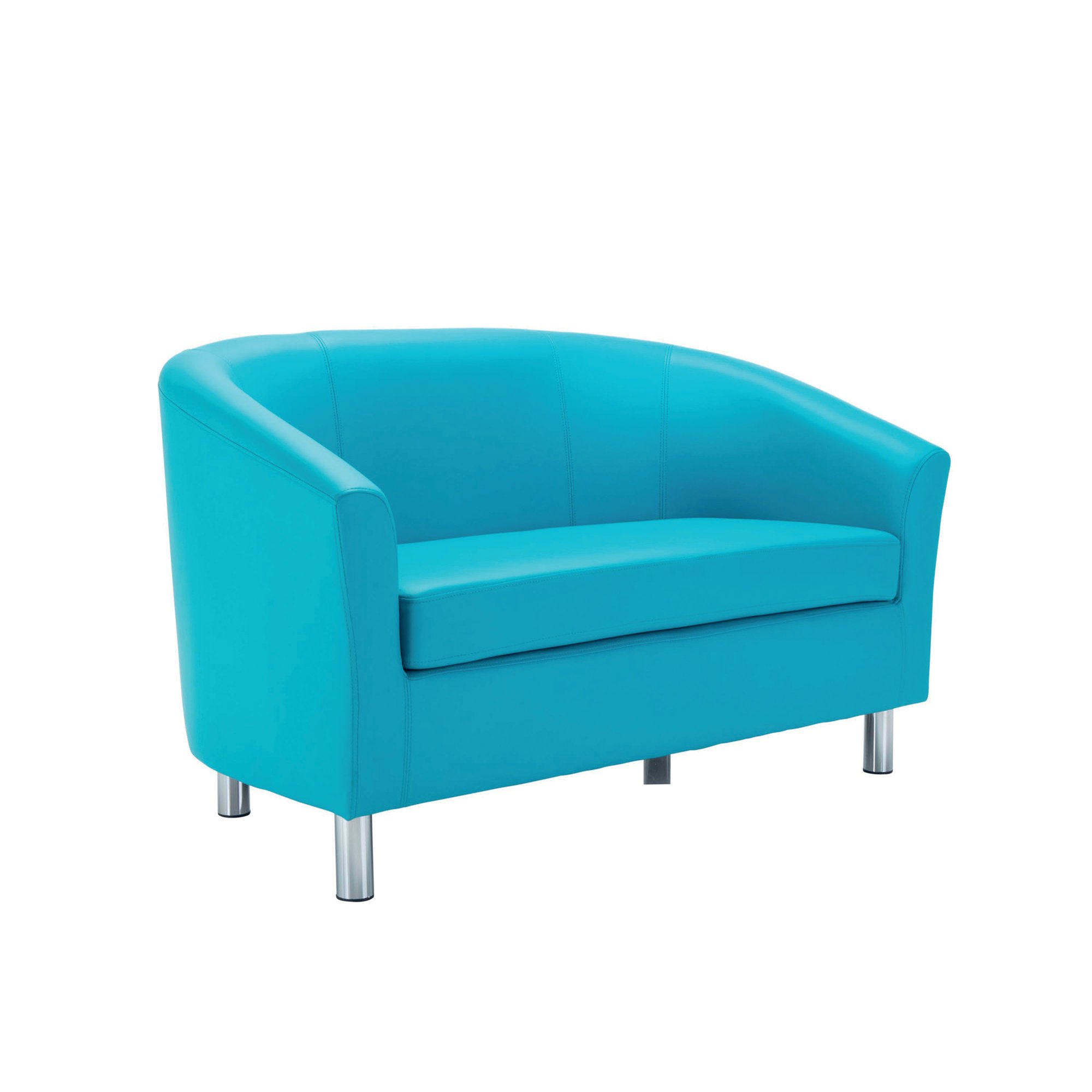 JEMINI TUB SOFA POLYURETHANE SKY BLU