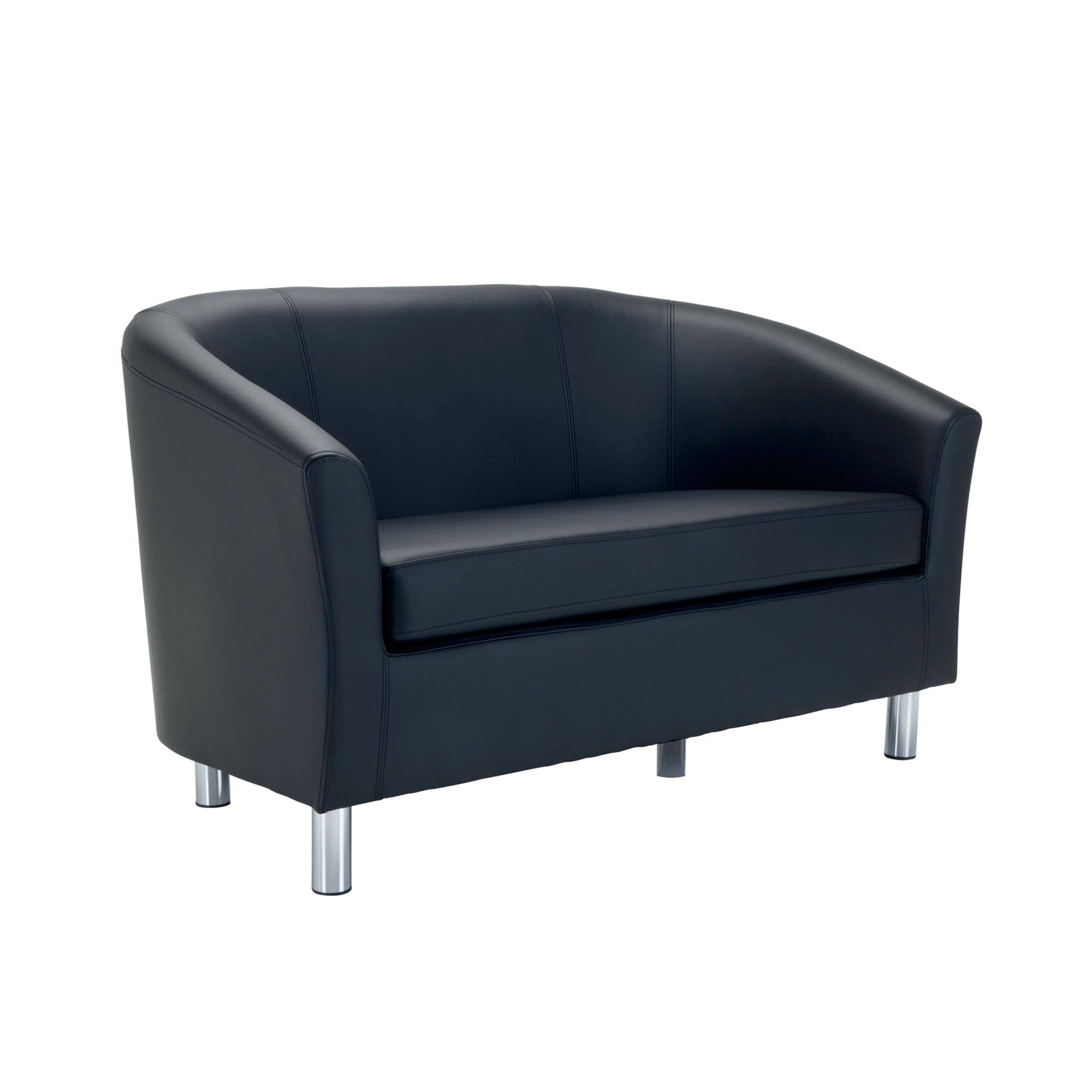 JEMINI TUB SOFA POLYURETHANE BLACK