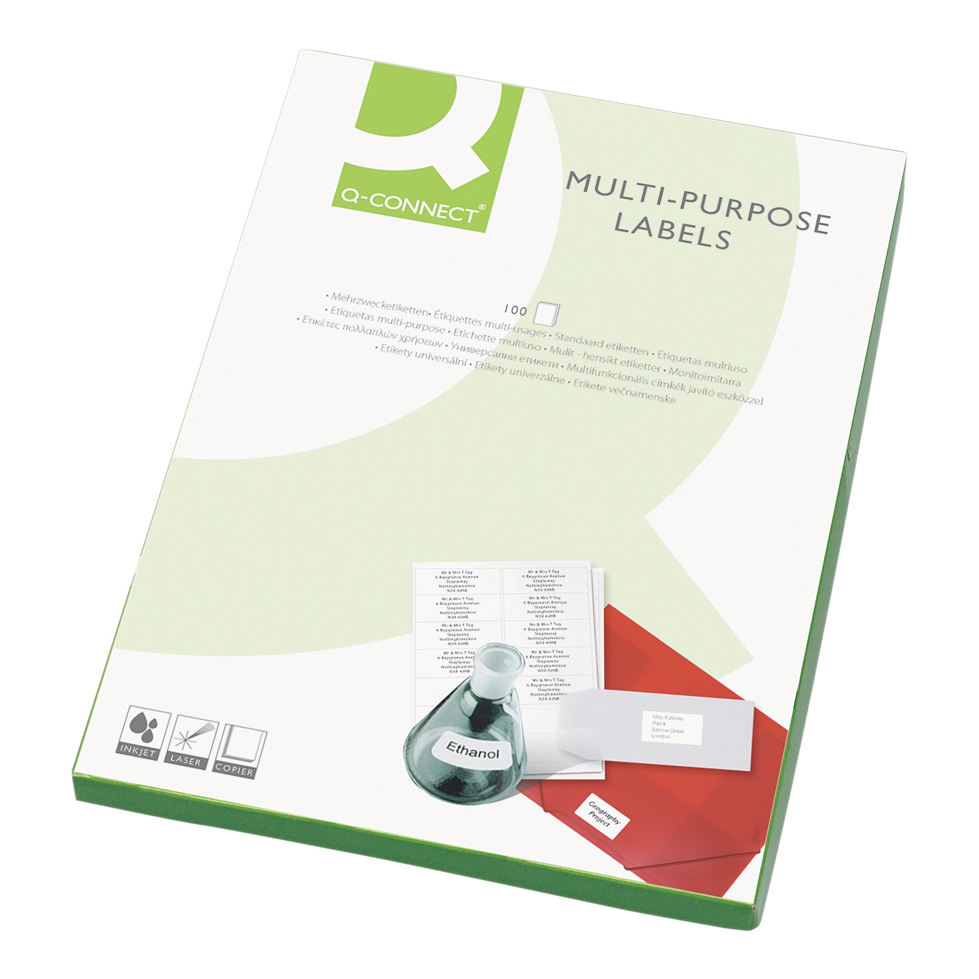 Q-CONNECT MULTIPURPOSE LABELS PK600