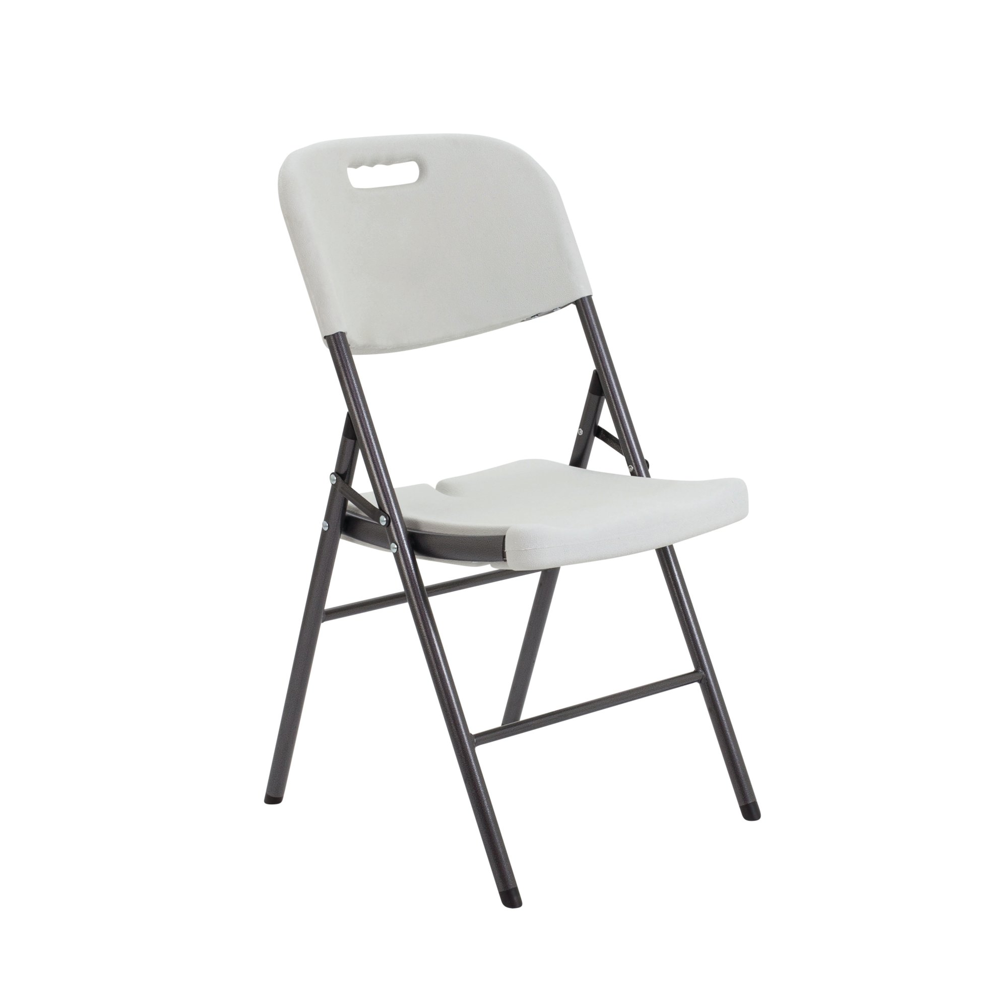 JEMINI LIGHTWEIGHT FOLDING CHAIR WHT