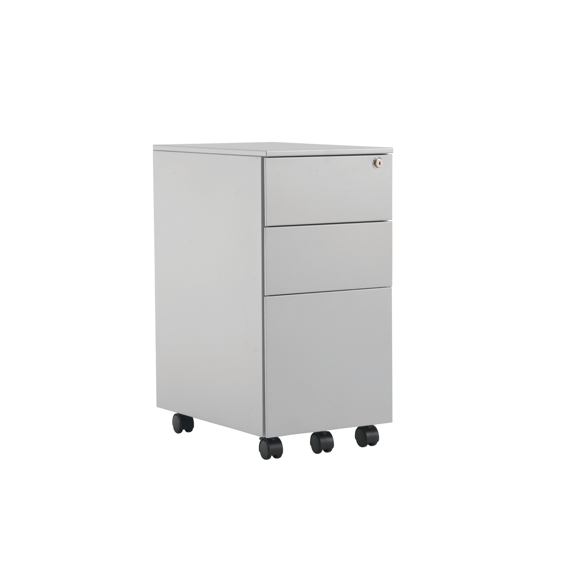JEMINI 3 DRW MOBILE PEDESTAL SILVER