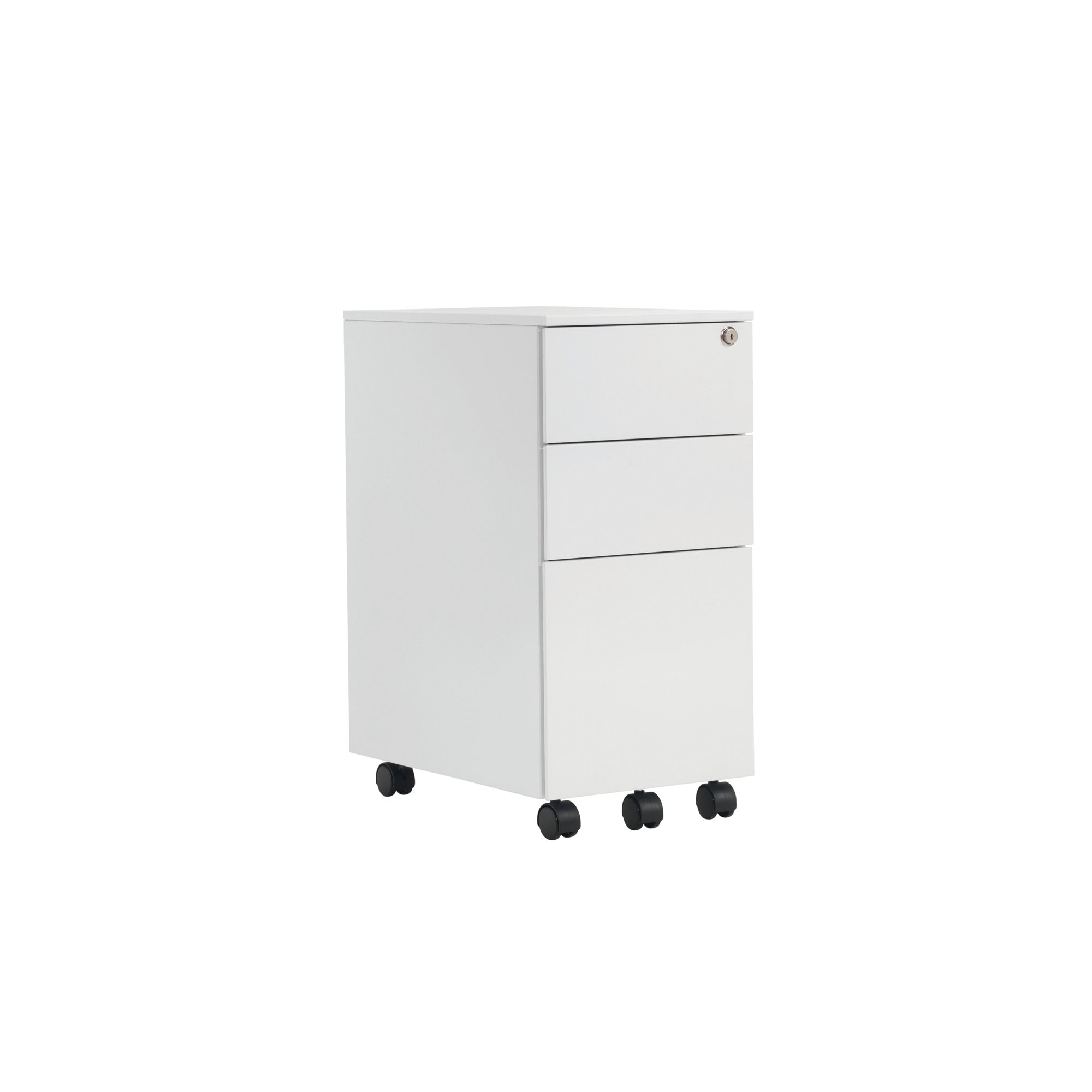 JEMINI 3 DRW MOBILE PEDESTAL WHITE