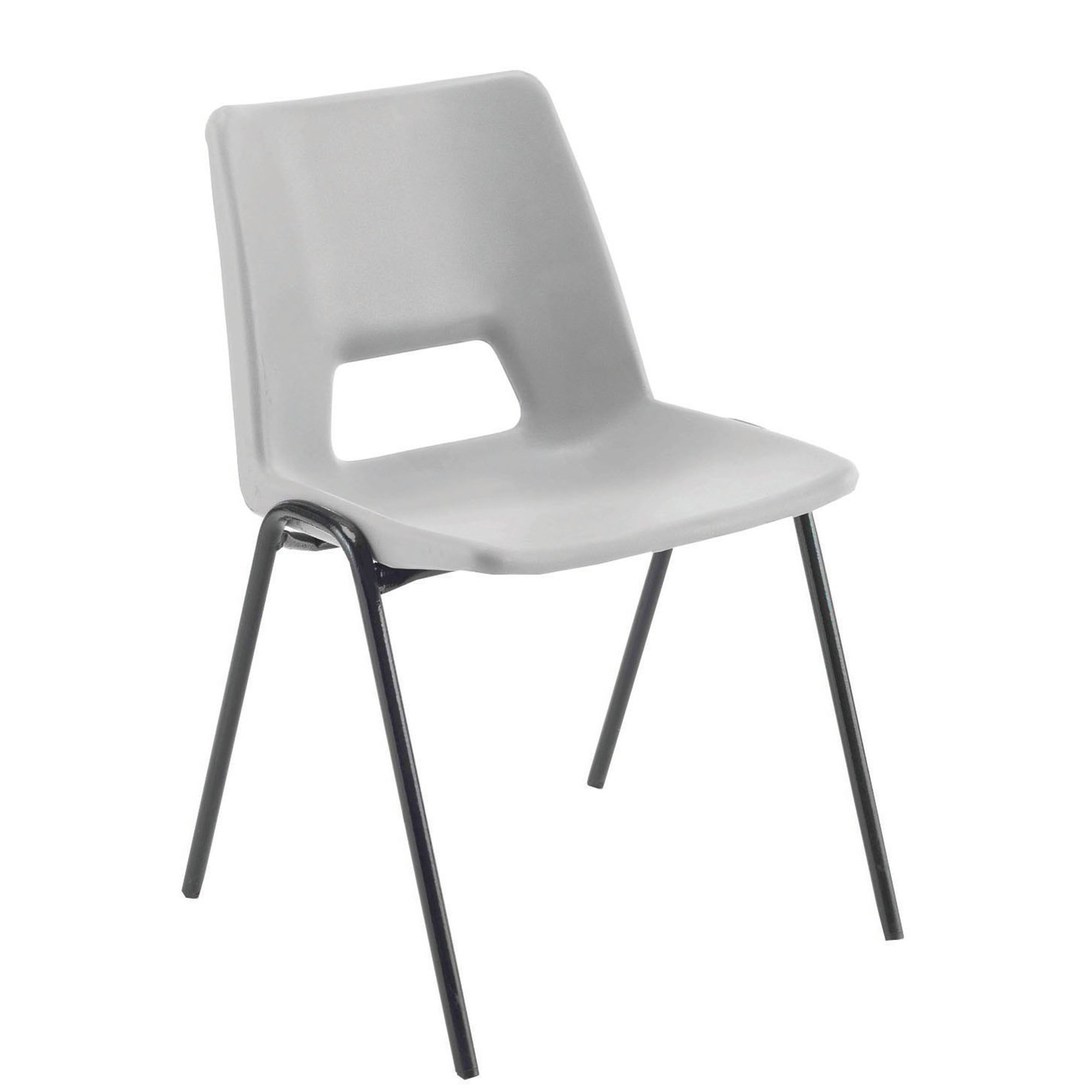 JEMINI STACKING CHR 490X475 PP GREY