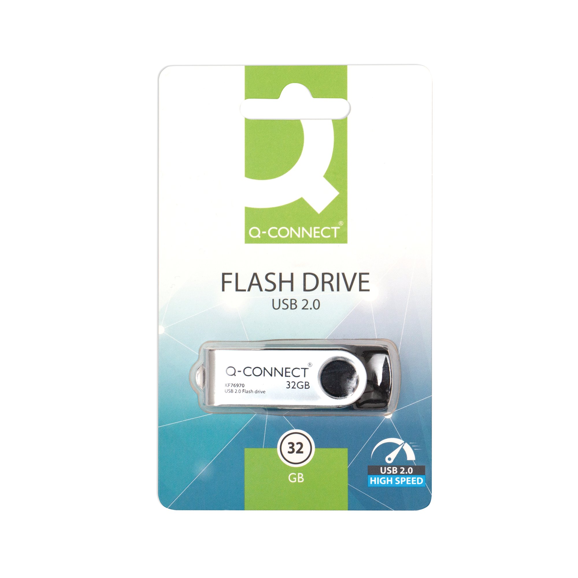 Q-CONNECT USB 2.0 SWIVEL 32GB DRIVE