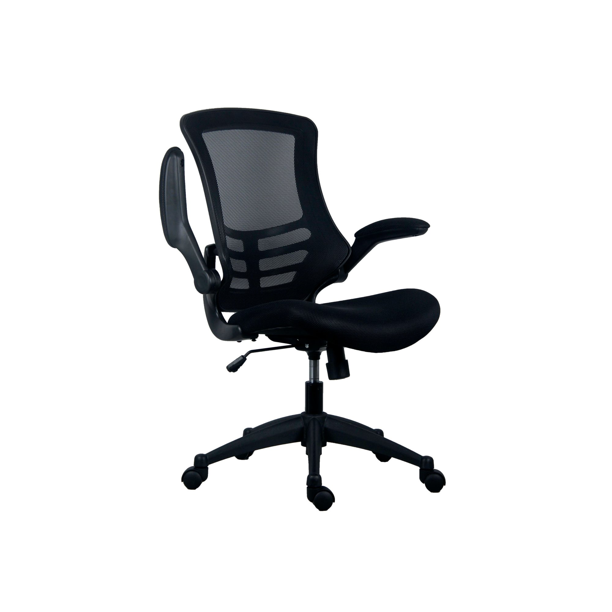JEMINI JAYA CHAIR FOLDING ARMS BLACK