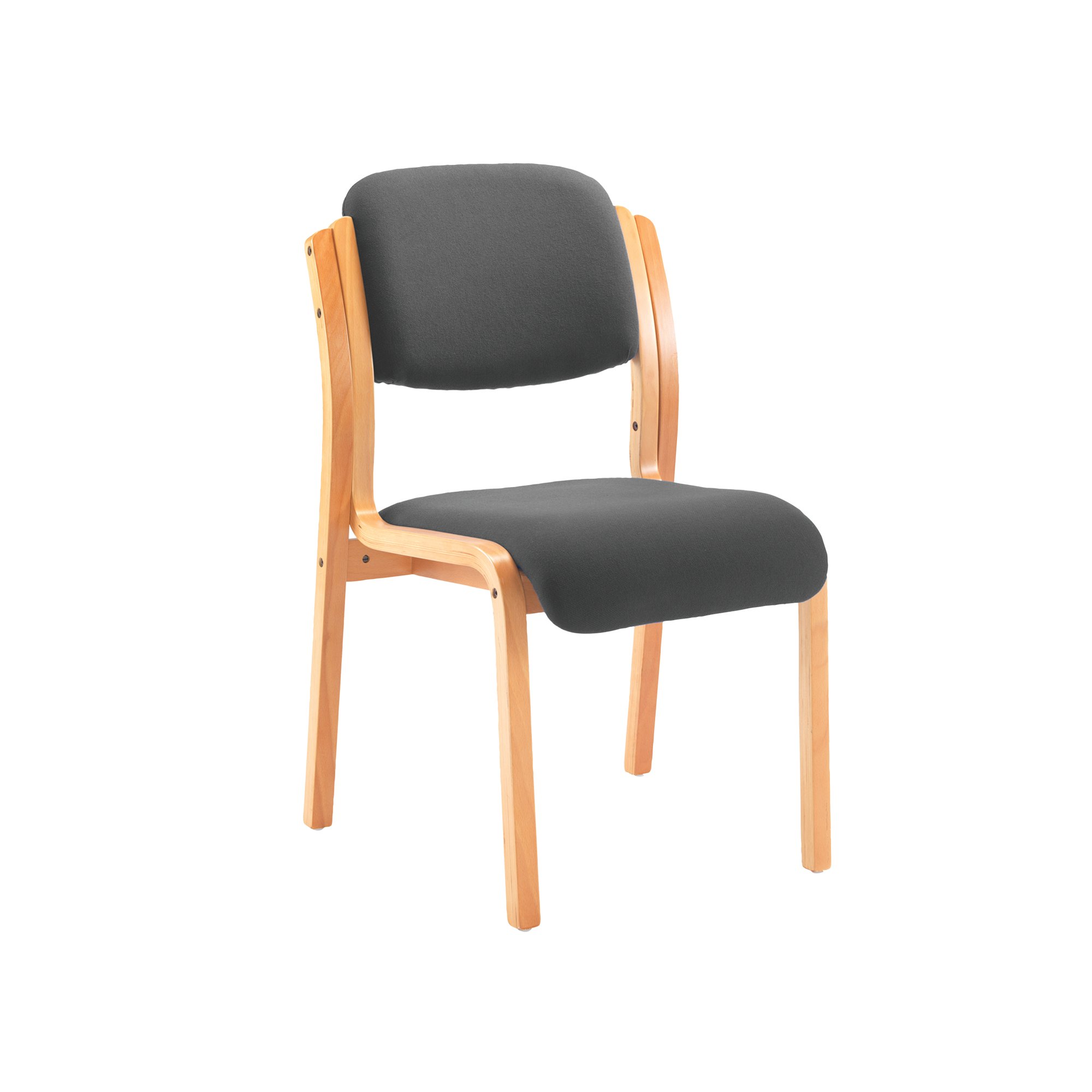 JEMINI WOOD FRAME SIDE CHAIR CHAR