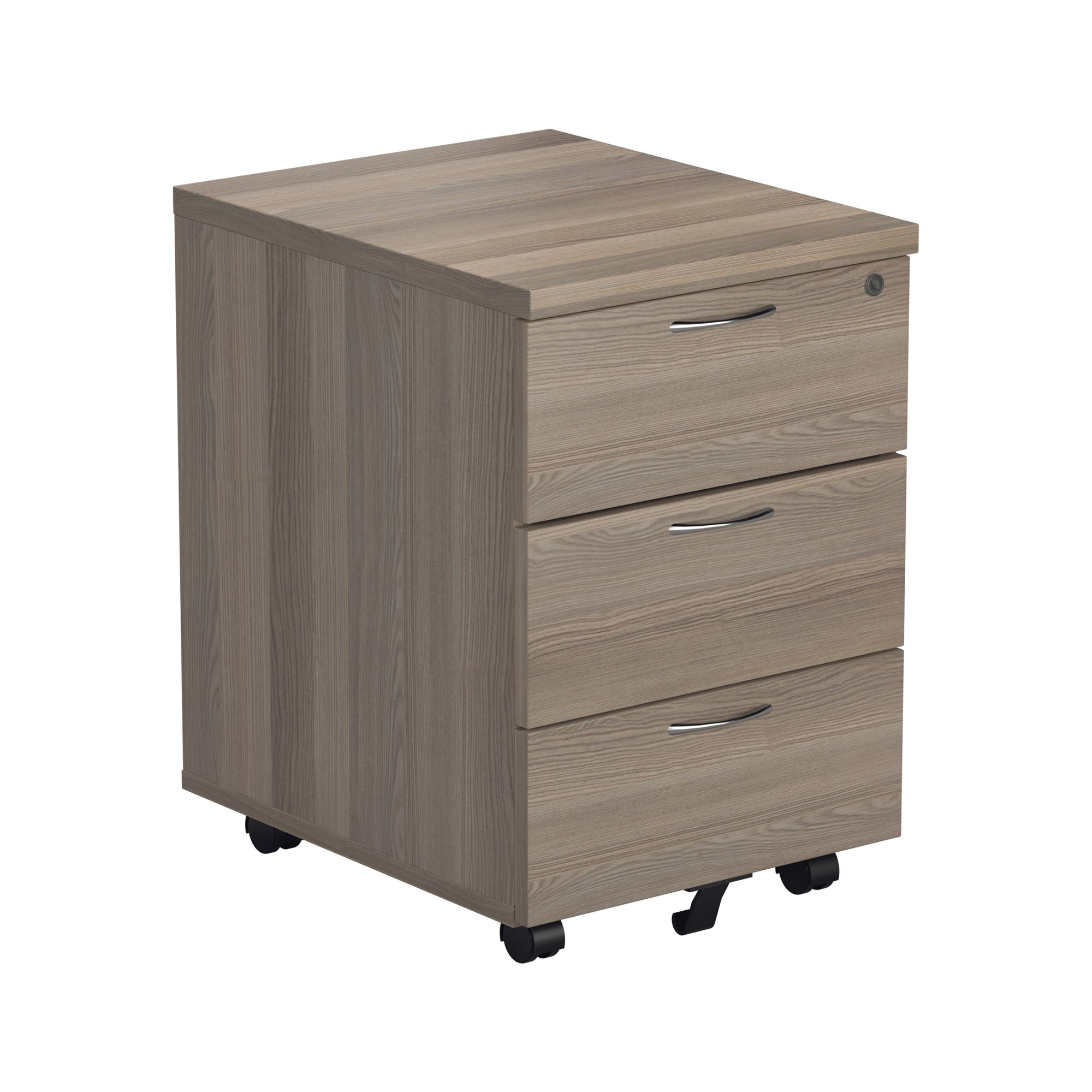 JEMINI 3 DRW MOB PED GREY OAK