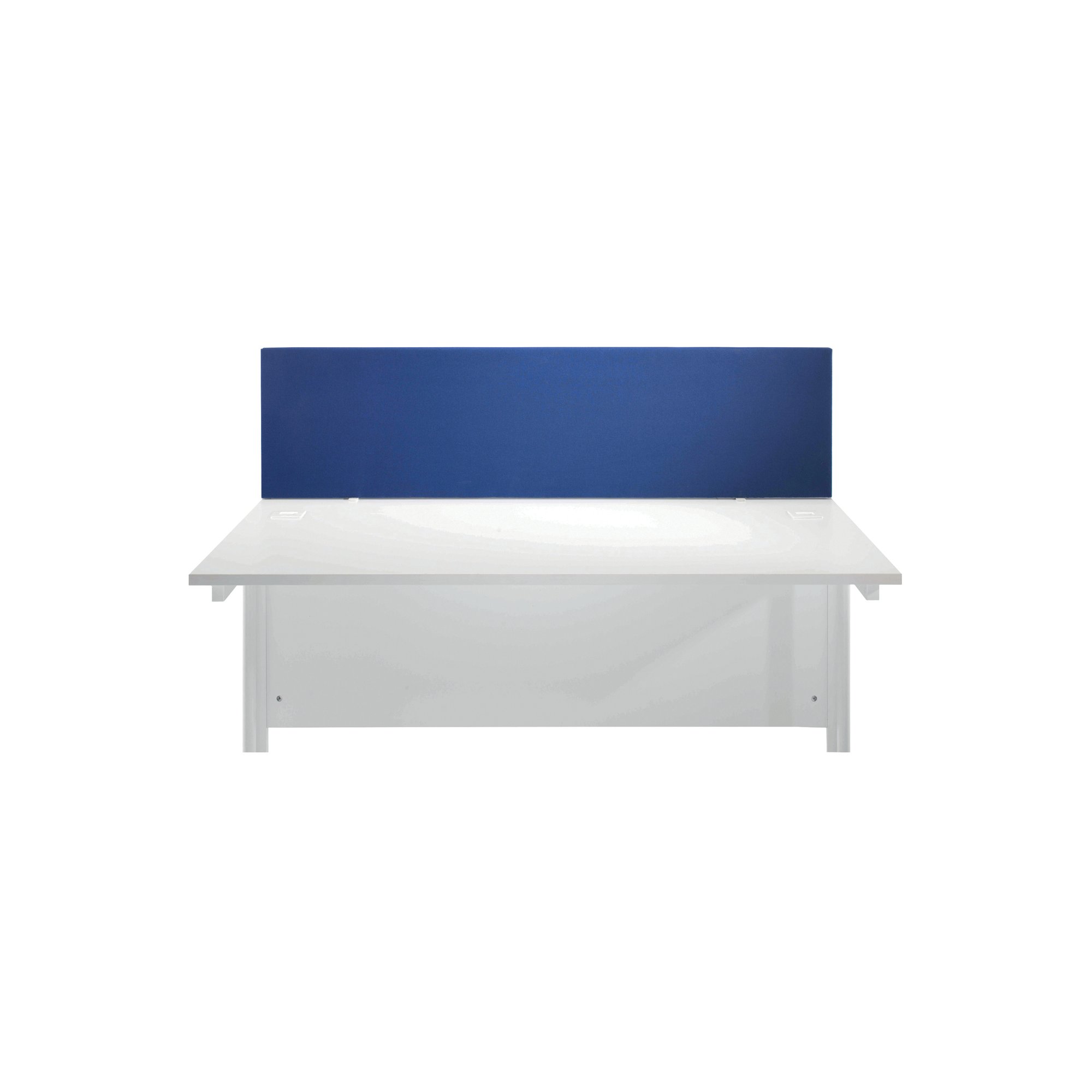 JEMINI STRAIGHT MTD DESK SCREEN BLUE