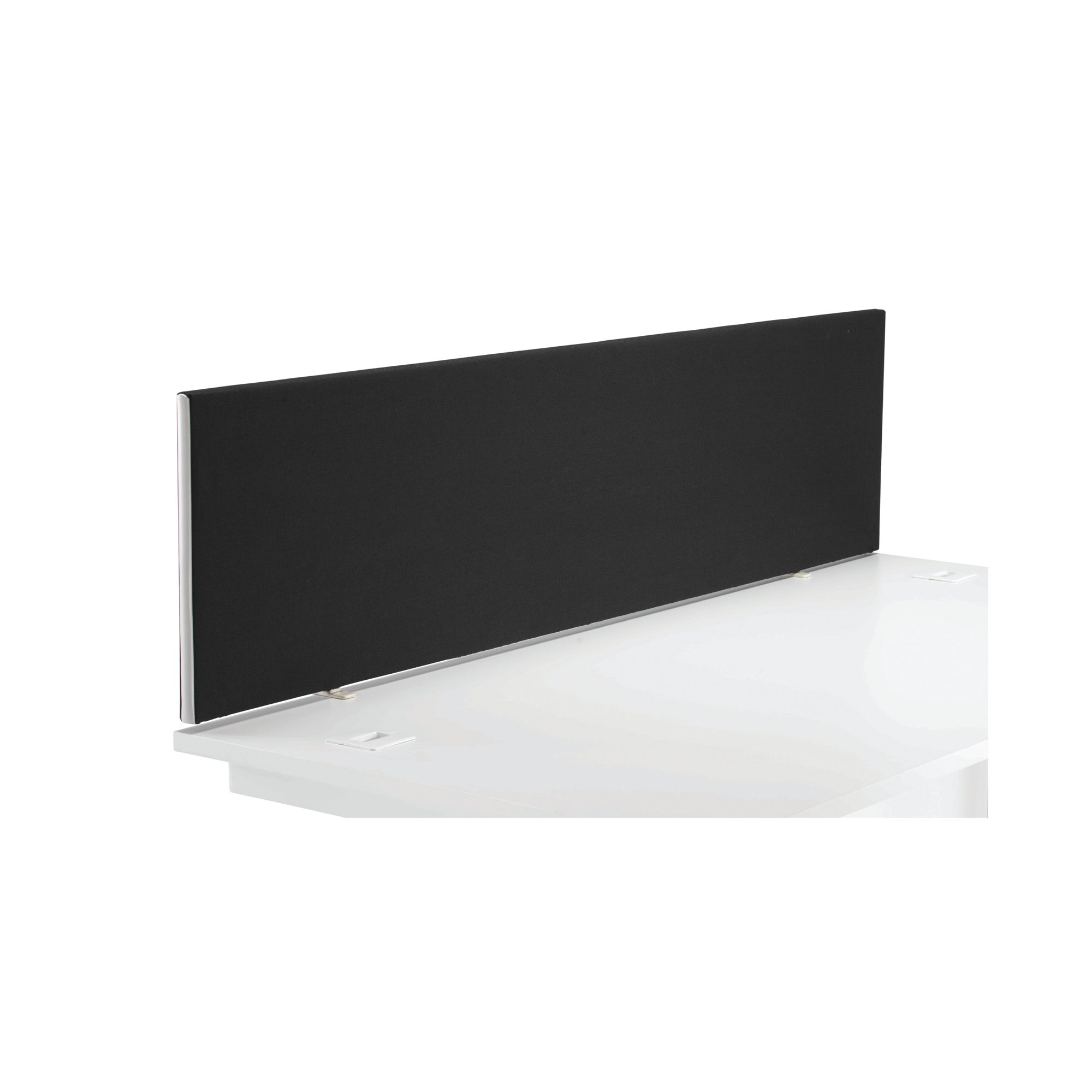 JEMINI STRAIGHT MTD DESK SCREEN BLK
