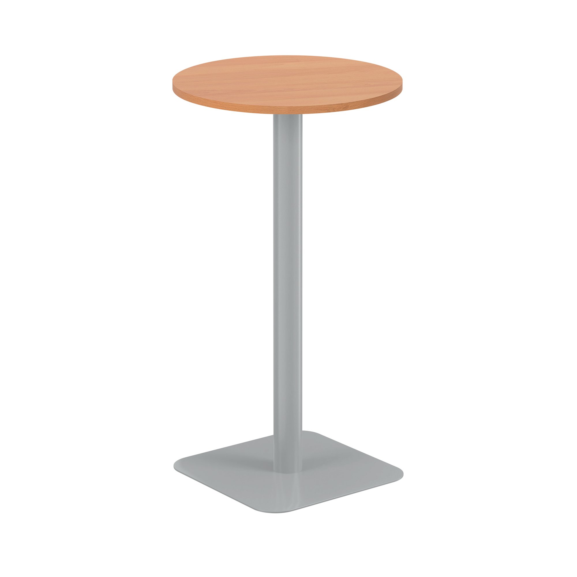 FORGE HIGH TABLE 600MM BEECH/SILVER