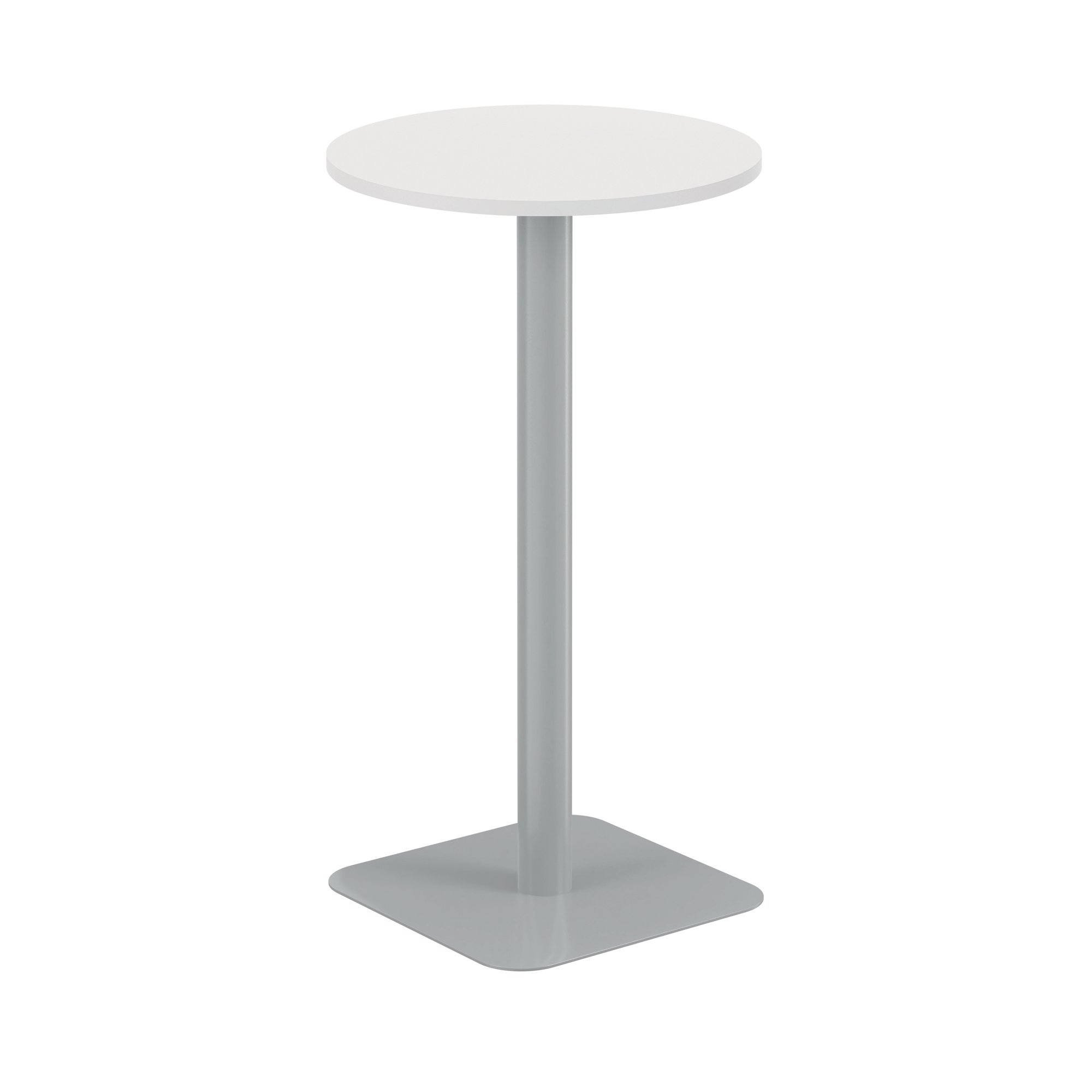 FORGE HIGH TABLE 600MM WHITE/SILVER