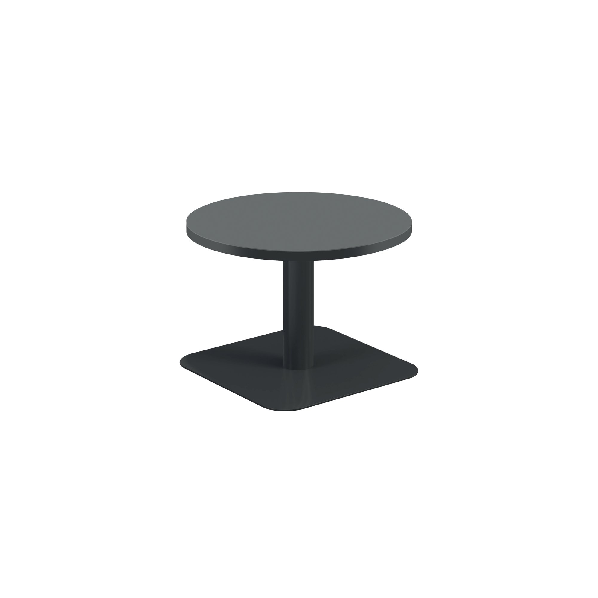 FORGE LOW TABLE 600MM BLACK/BLACK