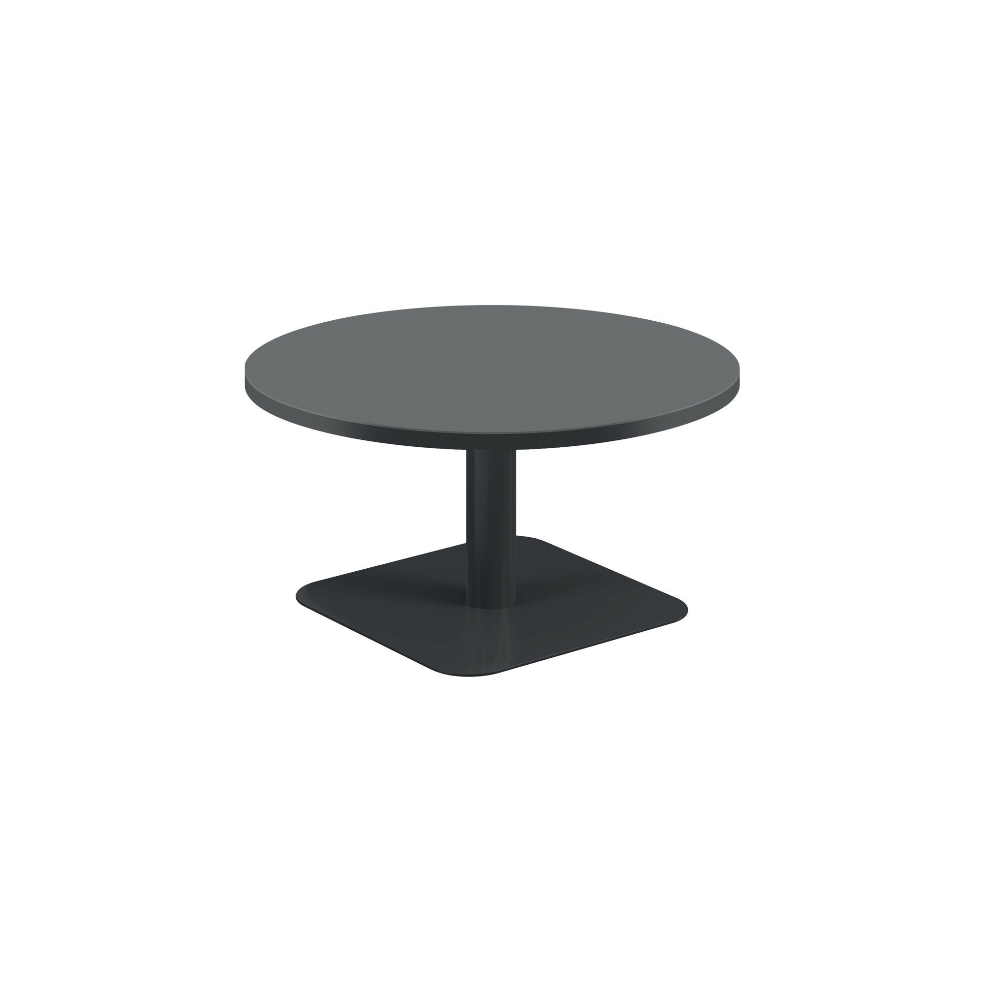 FORGE LOW TABLE 800MM BLACK/BLACK