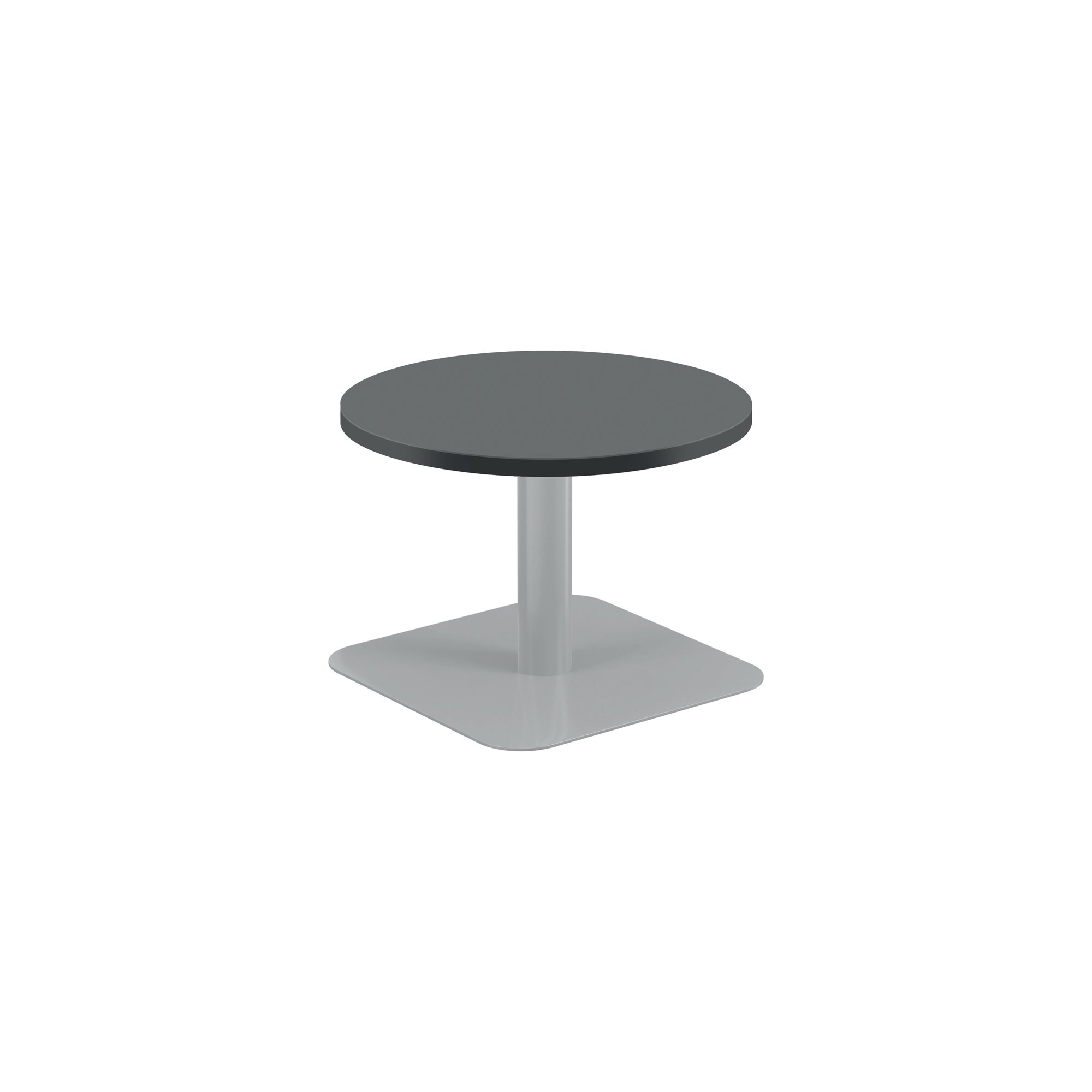 FORGE LOW TABLE 600MM BLACK/SILVER
