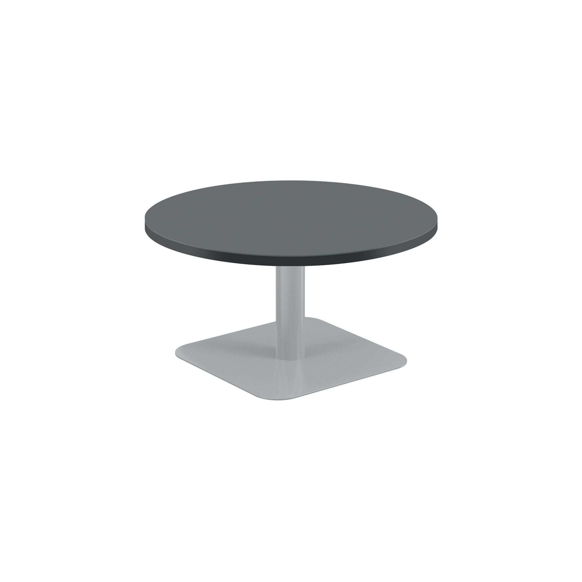 FORGE LOW TABLE 800MM BLACK/SILVER
