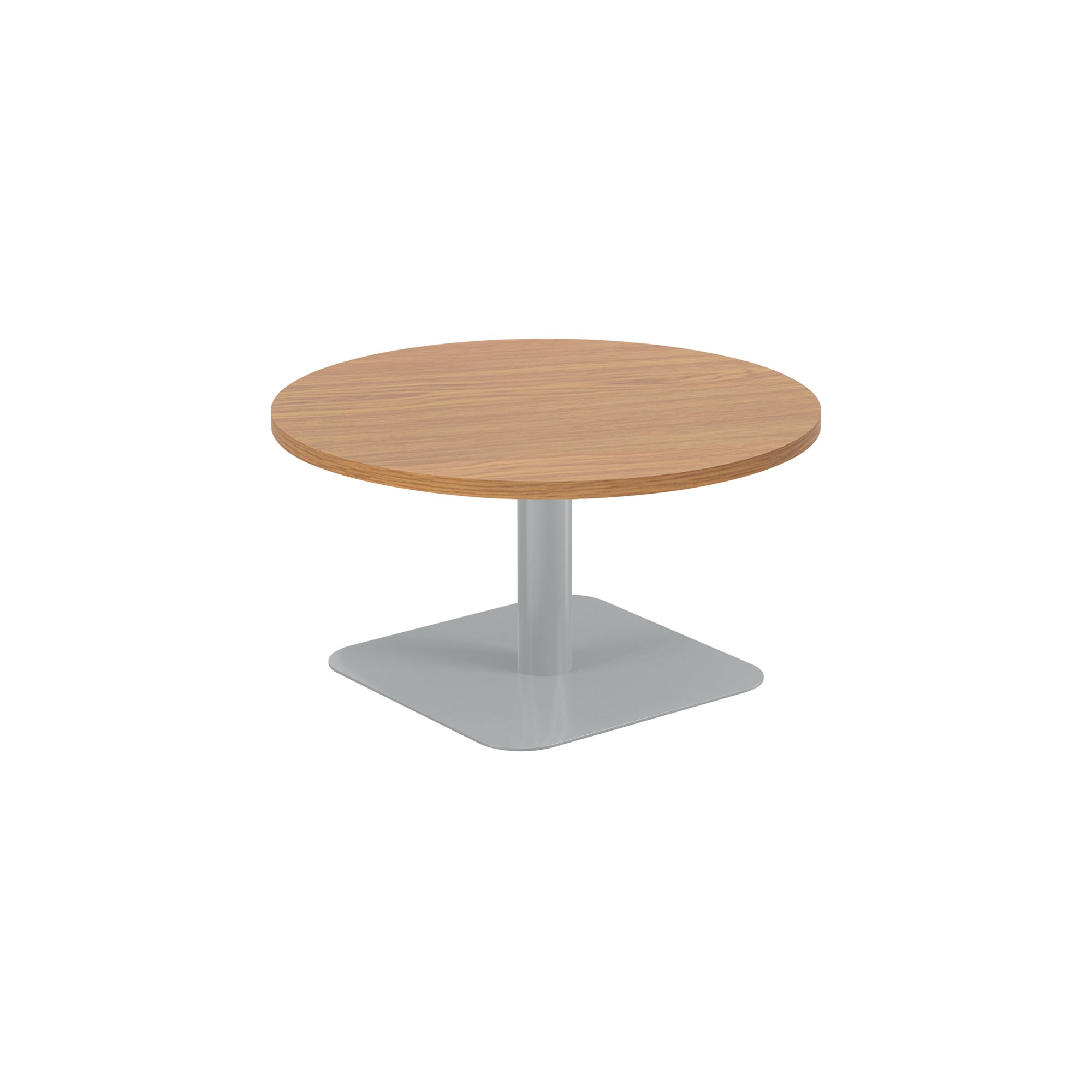 FORGE LOW TABLE 800MM NOAK/SILVER