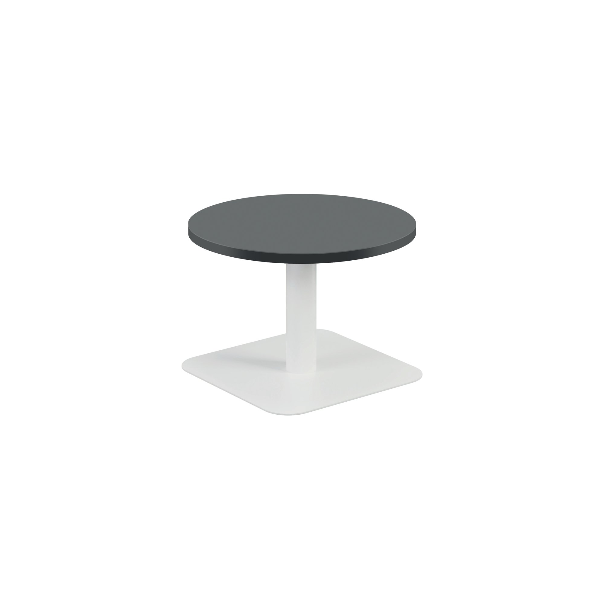 FORGE LOW TABLE 600MM BLACK/WHITE