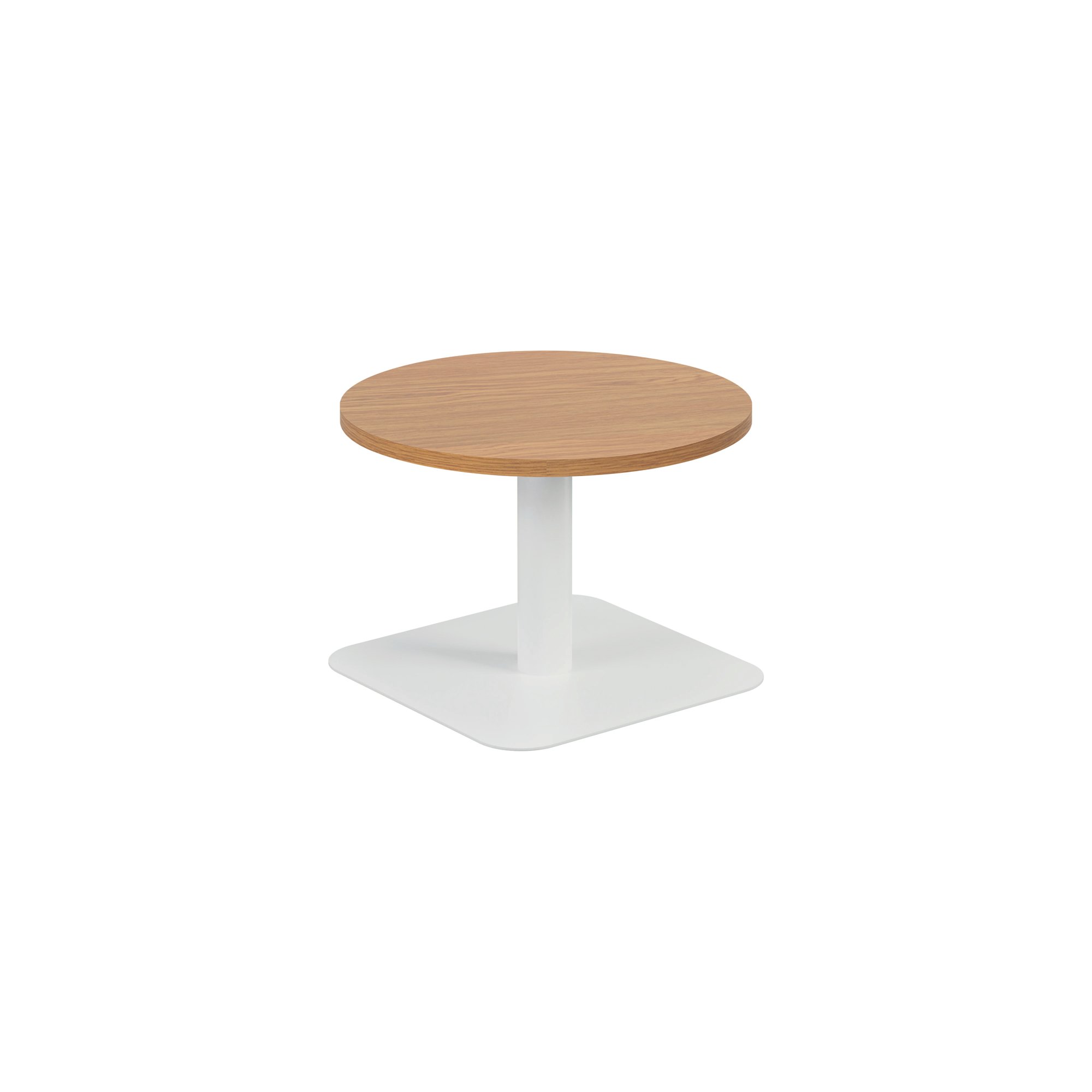 FORGE LOW TABLE 600MM NOAK/WHITE