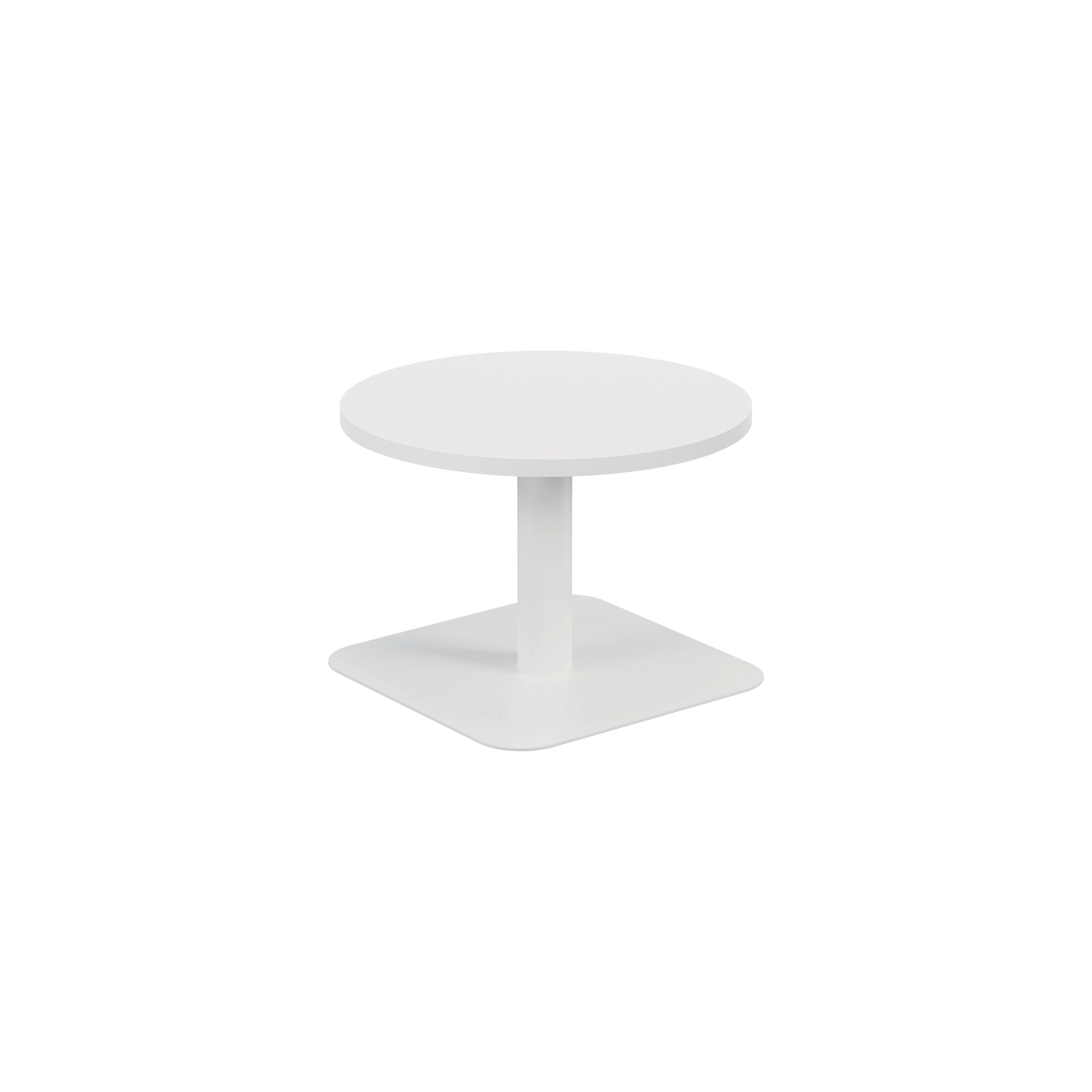 FORGE LOW TABLE 600MM WHITE/WHITE