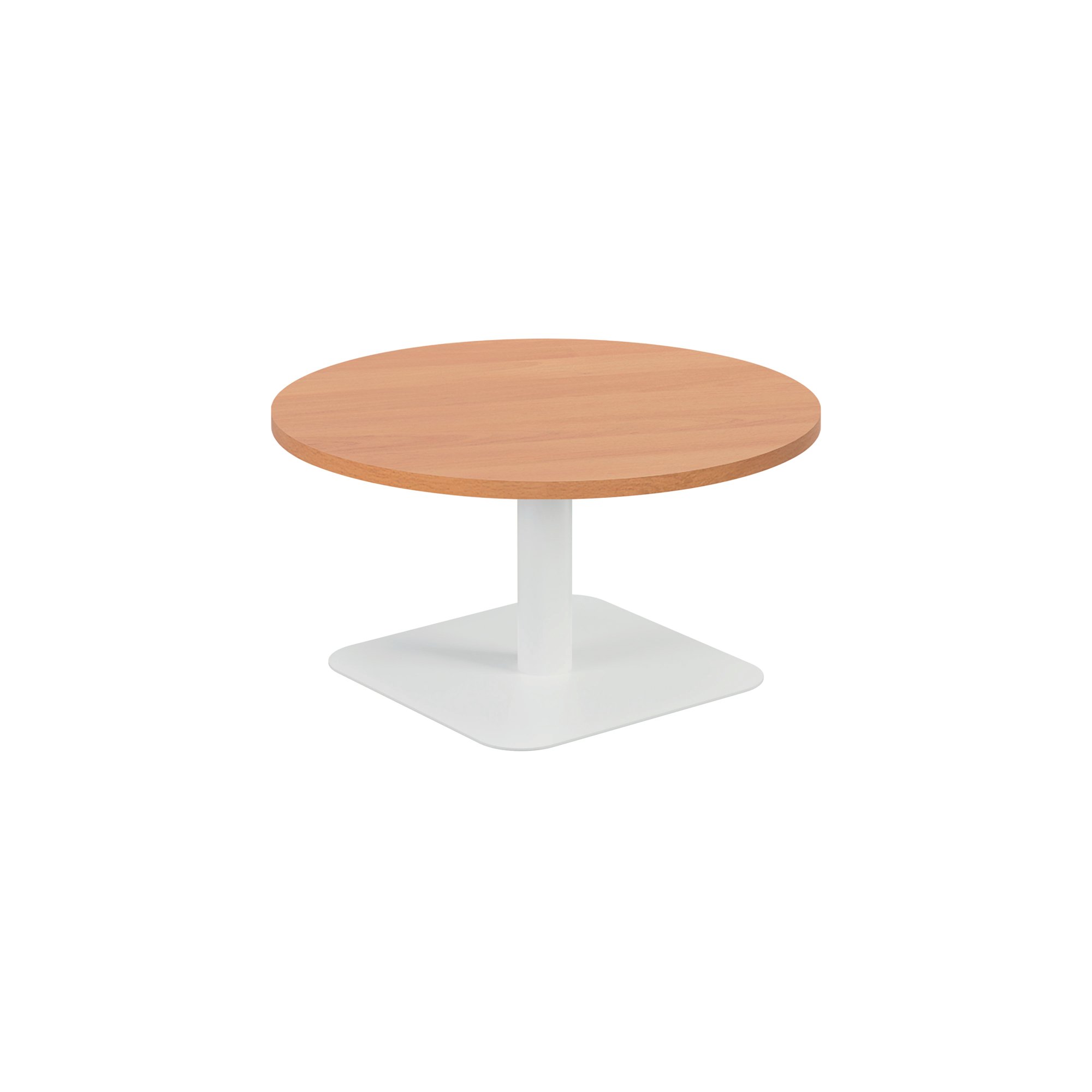 FORGE LOW TABLE 800MM BEECH/WHITE