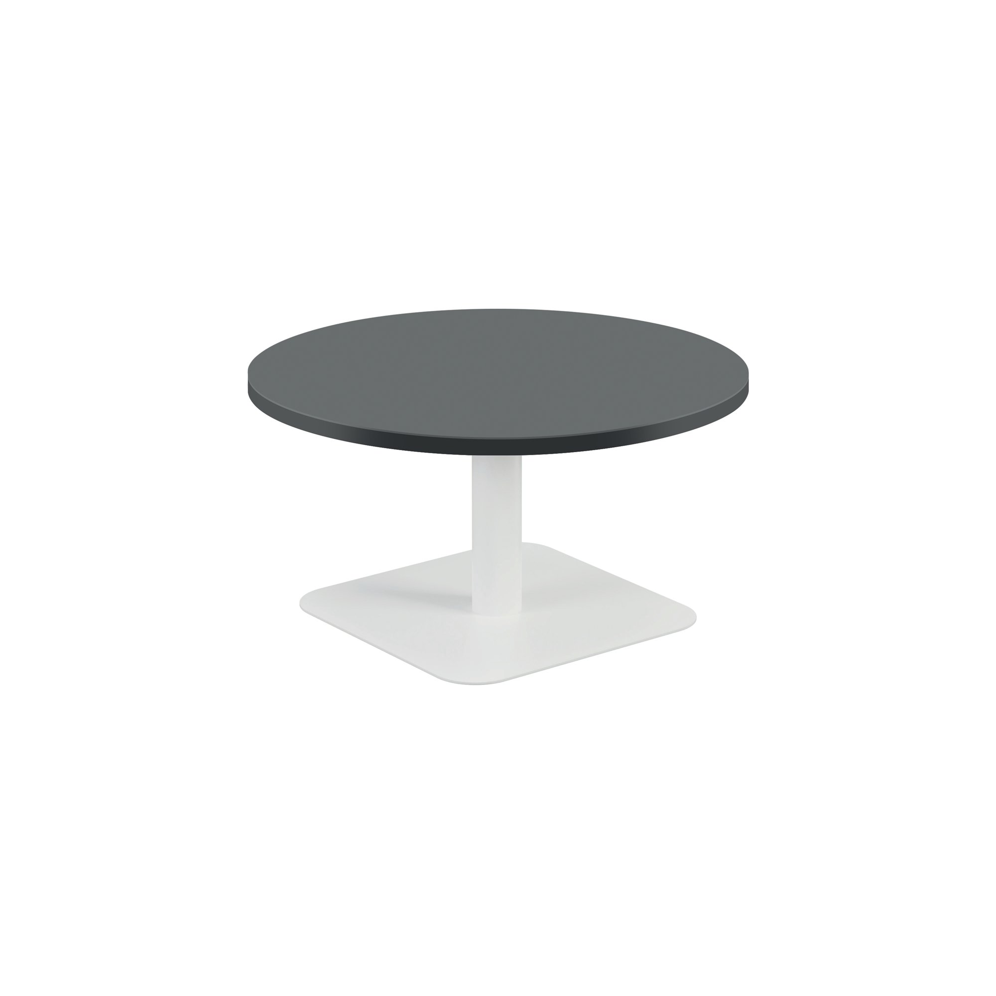 FORGE LOW TABLE 800MM BLACK/WHITE