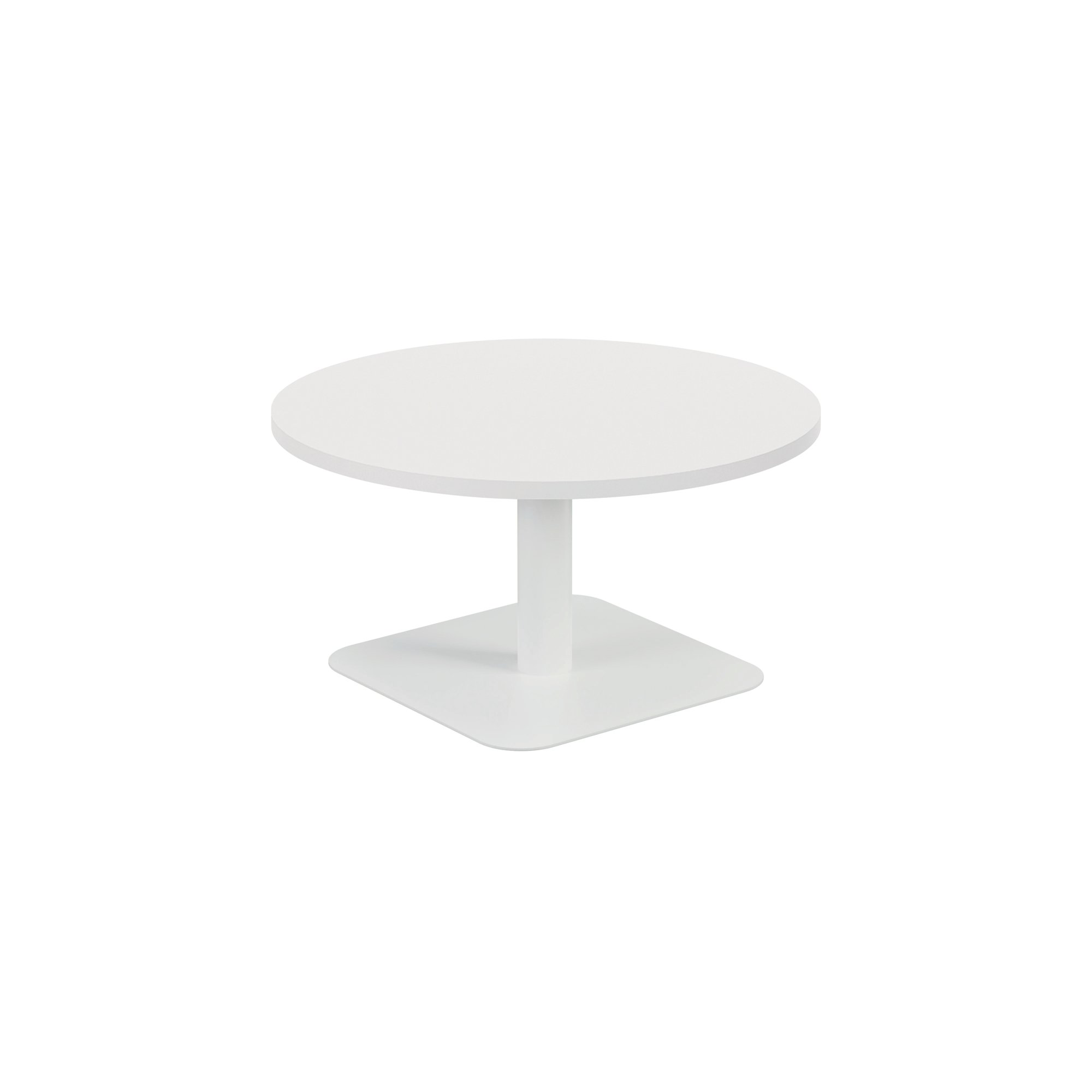 FORGE LOW TABLE 800MM WHITE/WHITE