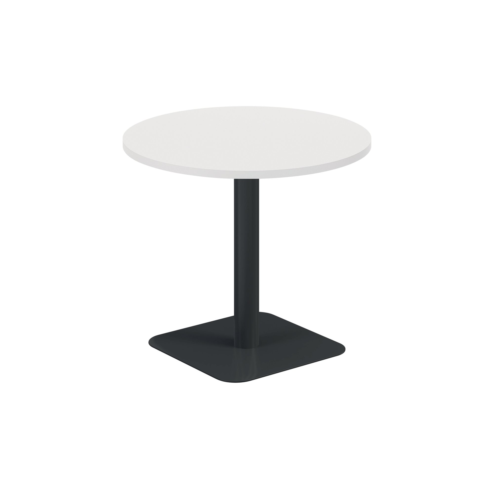 FORGE MID TABLE 800MM WHITE/BLACK