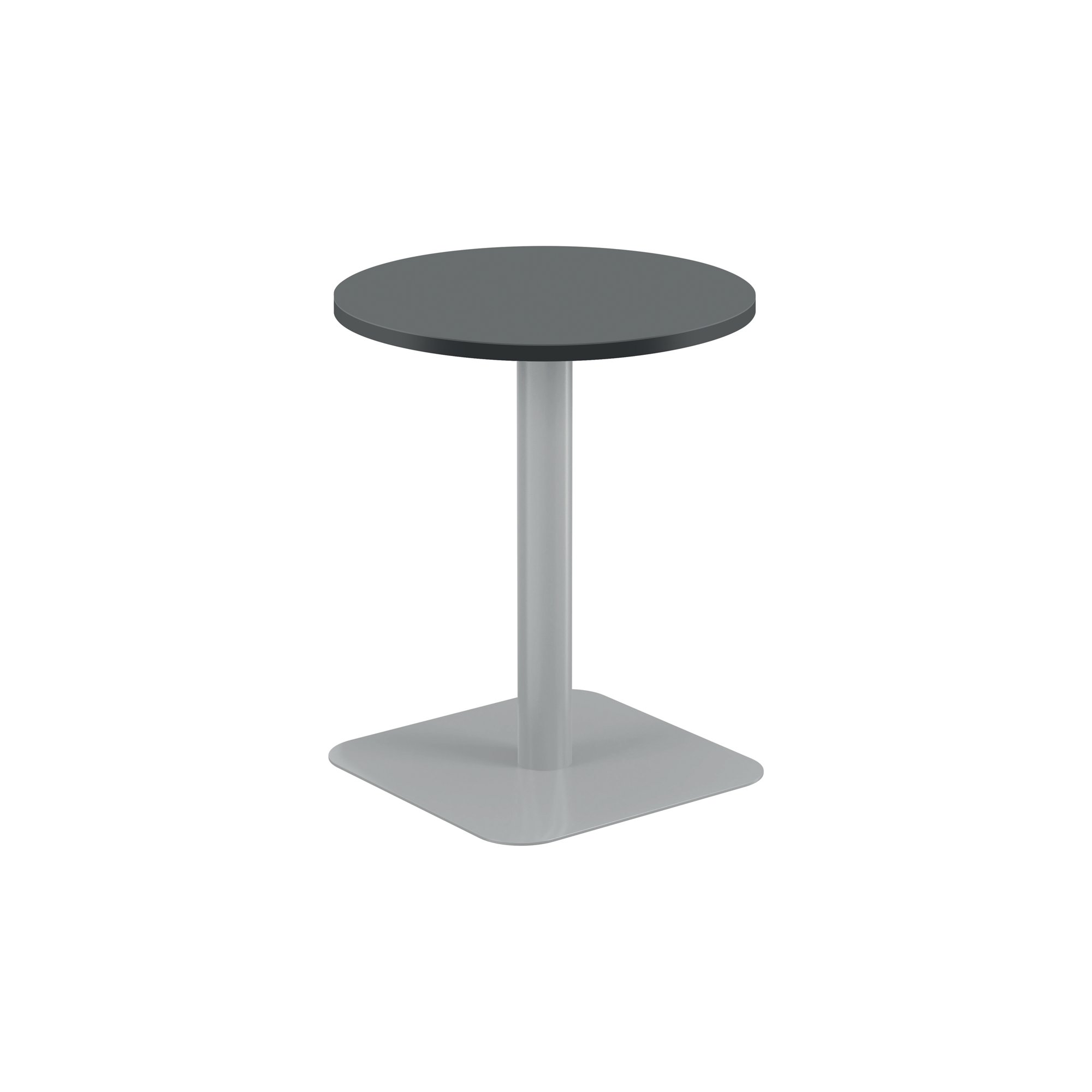 FORGE MID TABLE 600MM BLACK/SILVER