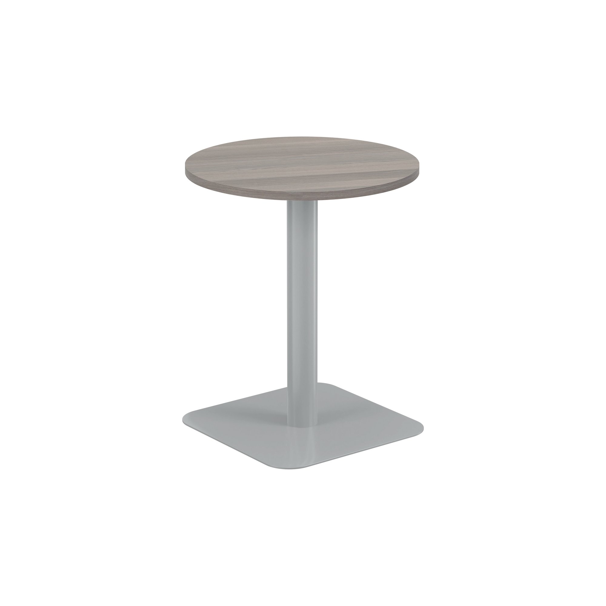 FORGE MID TABLE 600MM GOAK/SILVER