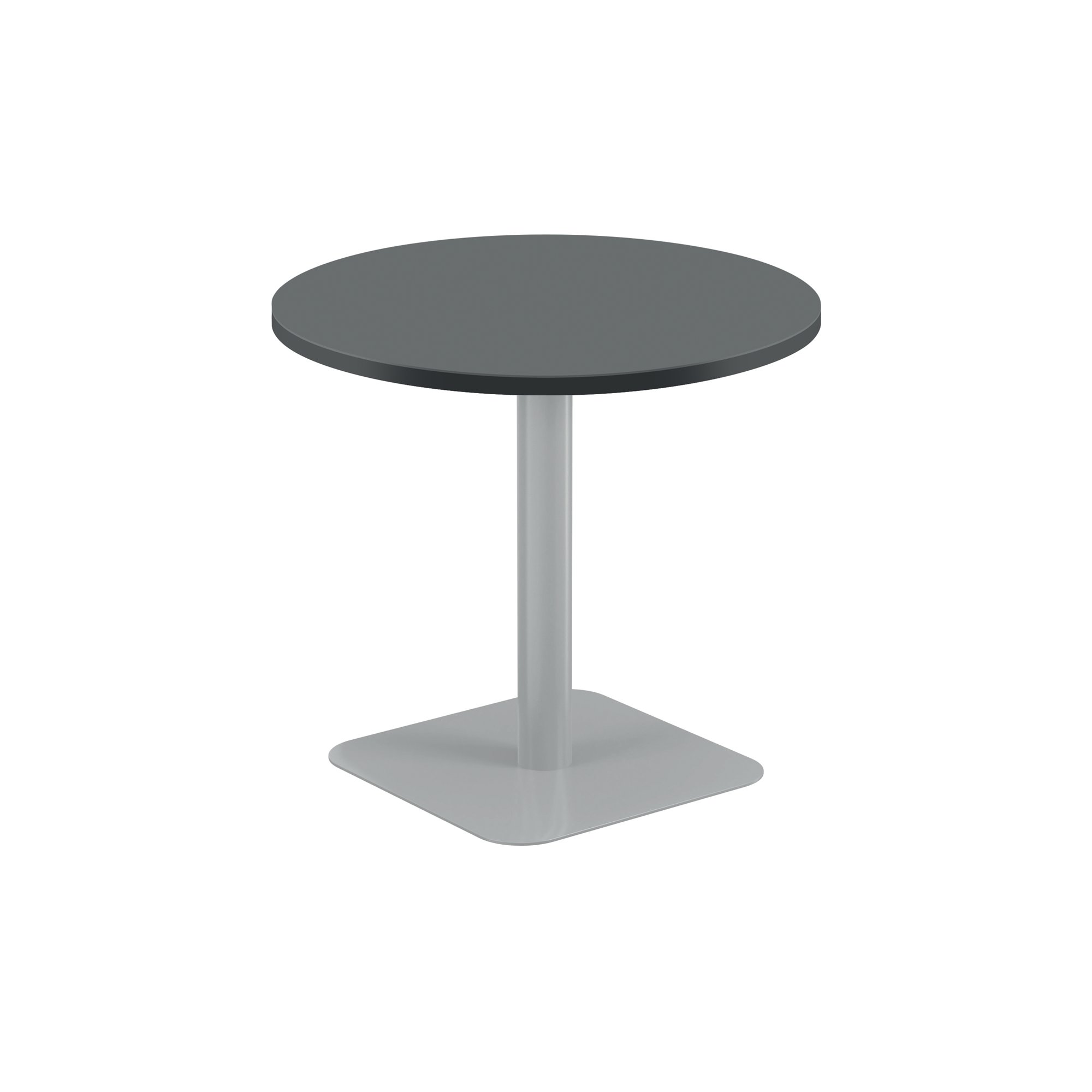 FORGE MID TABLE 800MM BLACK/SILVER