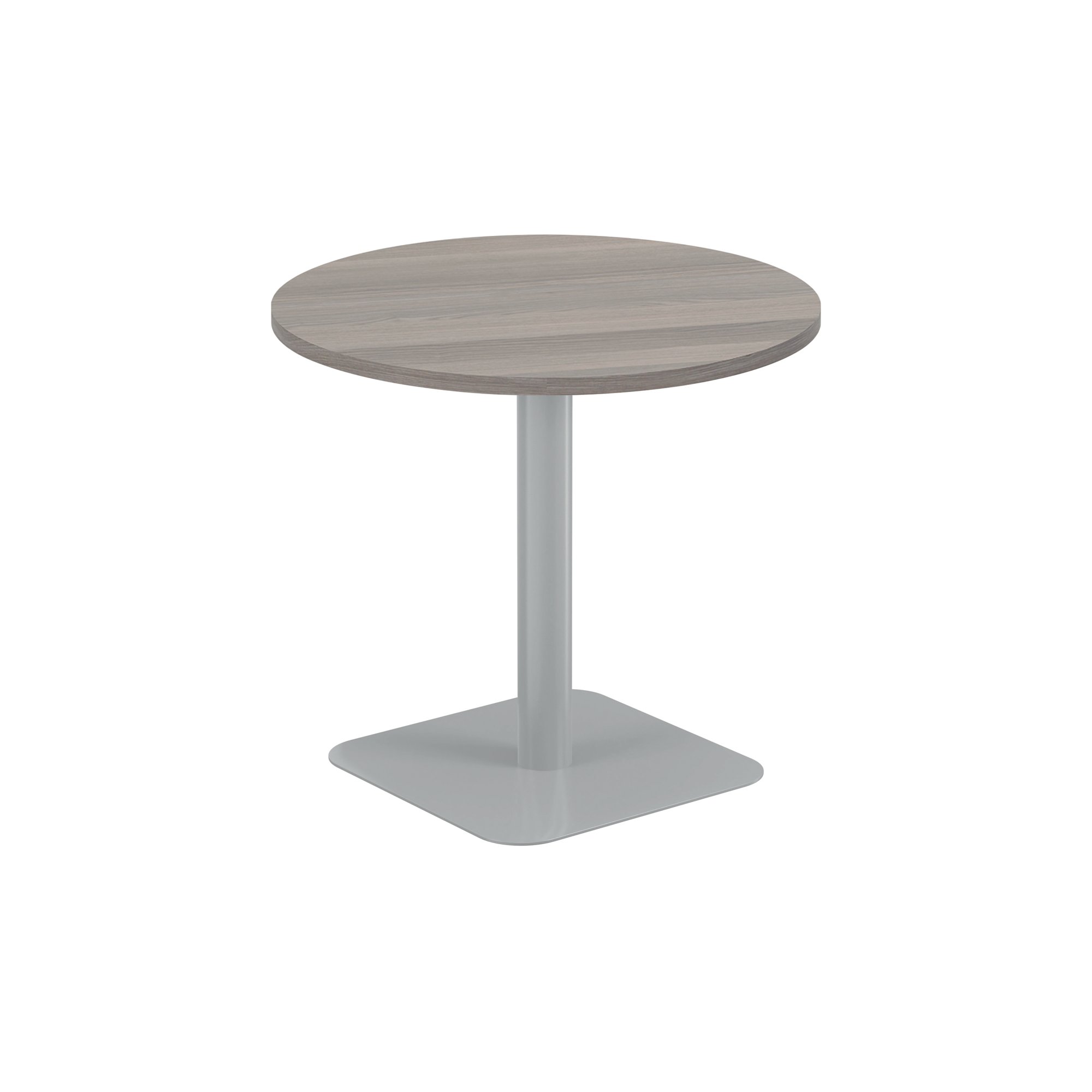 FORGE MID TABLE 800MM GOAK/SILVER