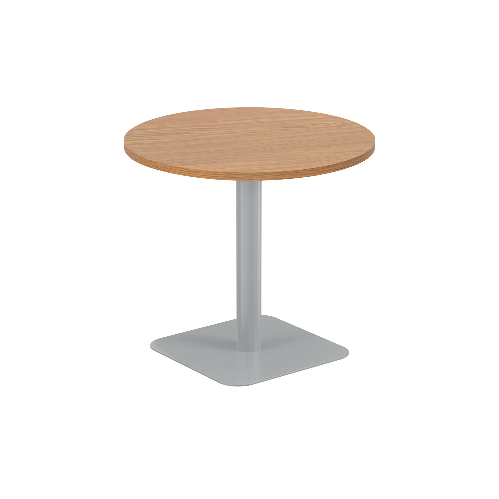 FORGE MID TABLE 800MM NOAK/SILVER