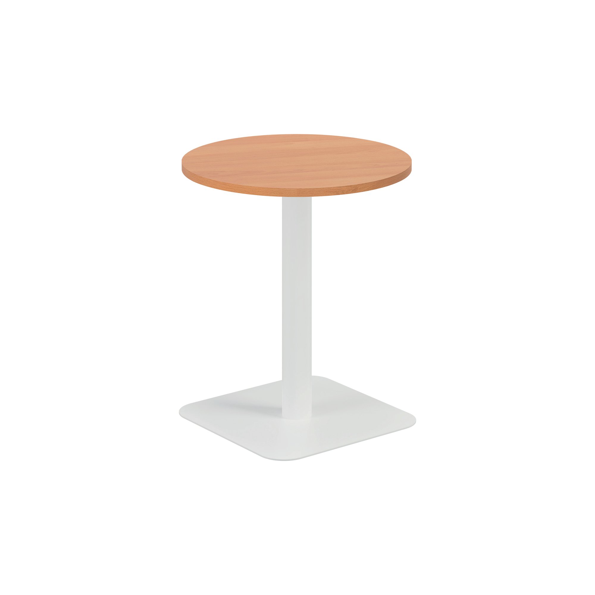 FORGE MID TABLE 600MM BEECH/WHITE
