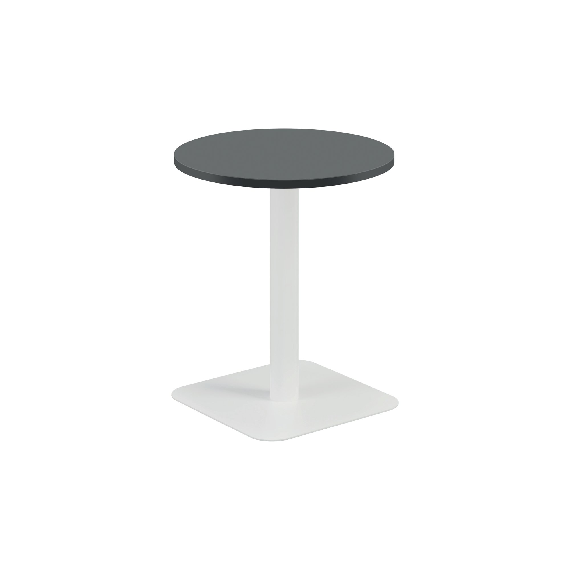 FORGE MID TABLE 600MM BLACK/WHITE