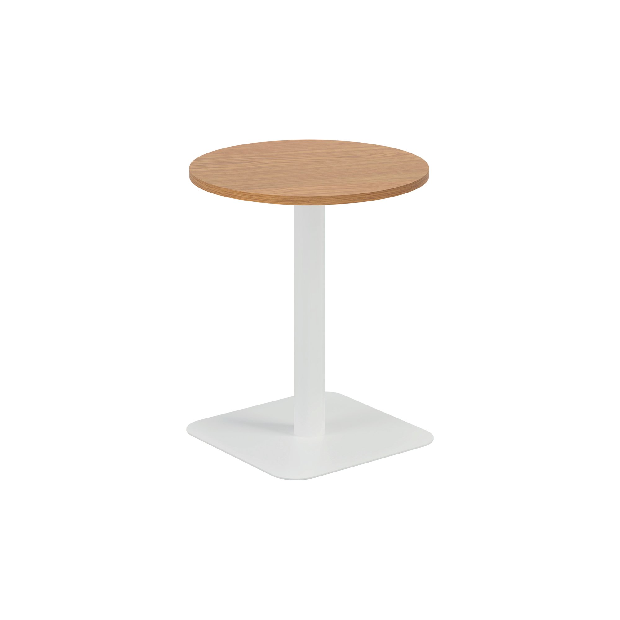FORGE MID TABLE 600MM NOAK/WHITE