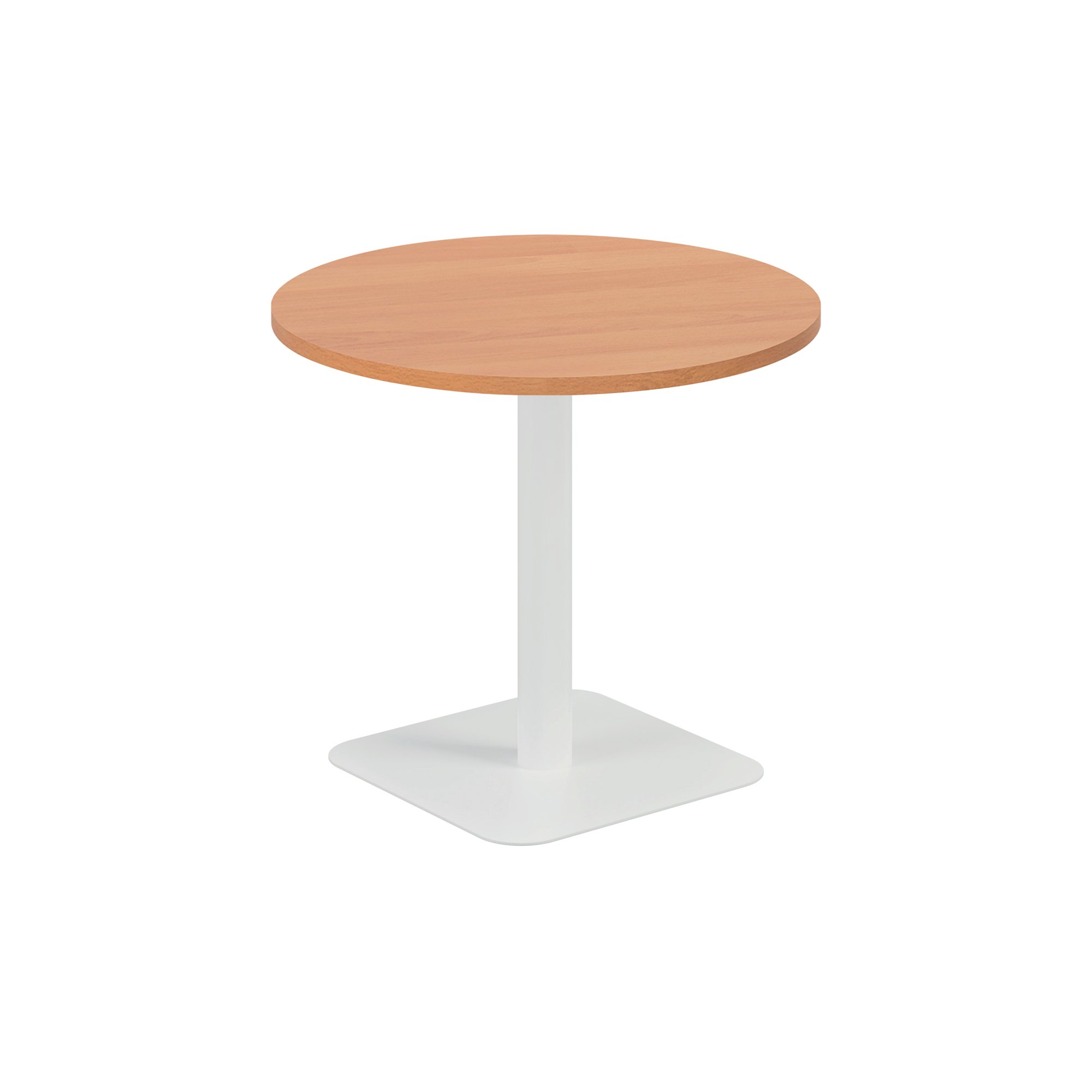 FORGE MID TABLE 800MM BEECH/WHITE