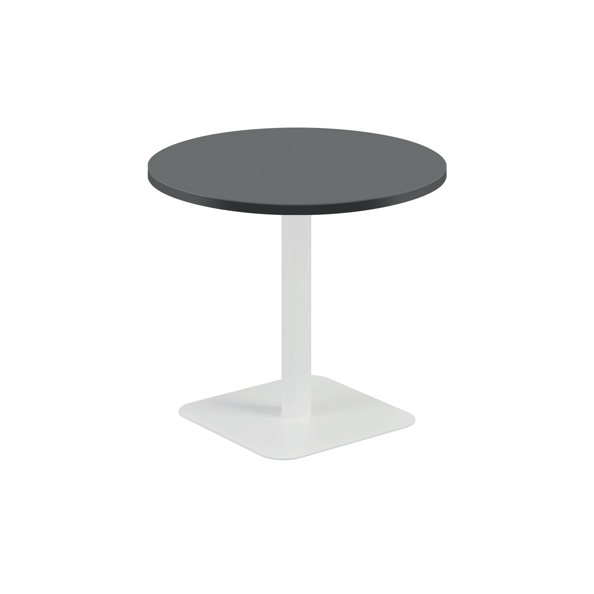 FORGE MID TABLE 800MM BLACK/WHITE