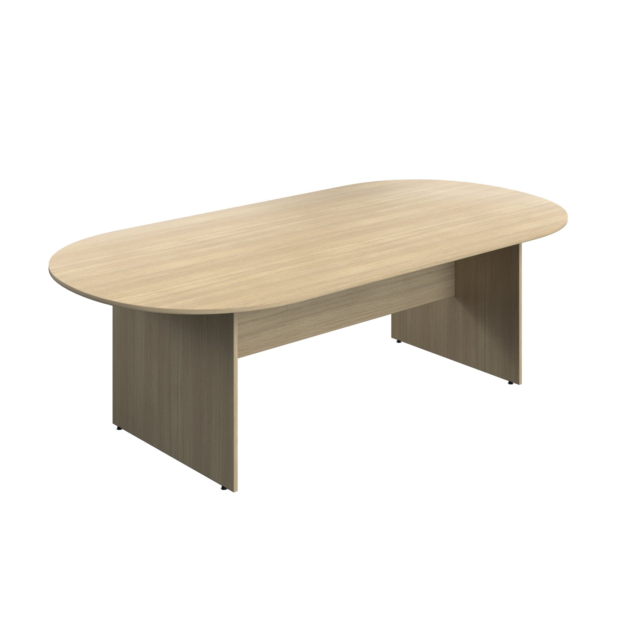 MODARA OVAL BRDR TABLE 2400X730 OAK