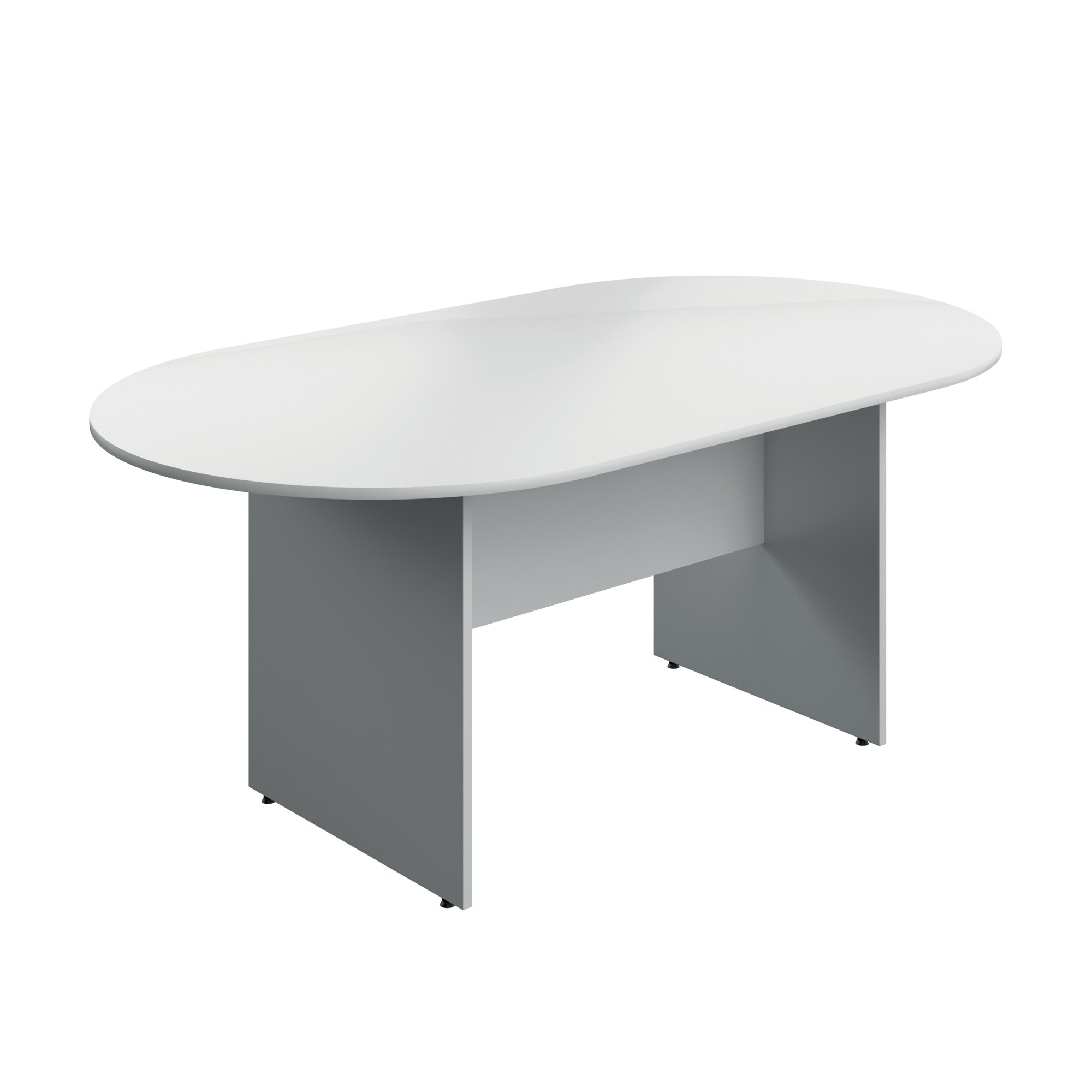 MODARA OVAL BRDR TABLE 1800X730 WHT