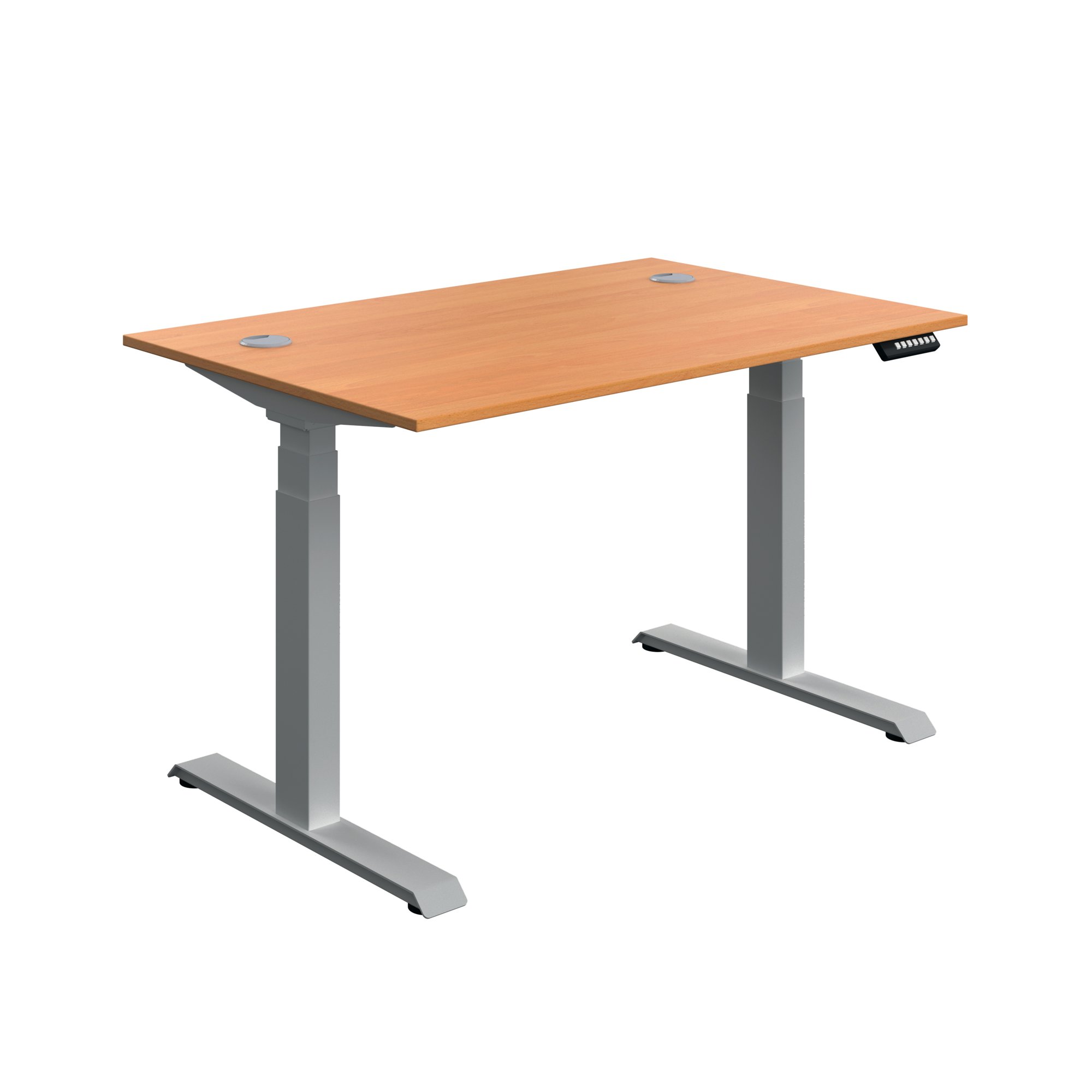 MODARA DM SIT/STAND DSK 1200 BCH/SLV