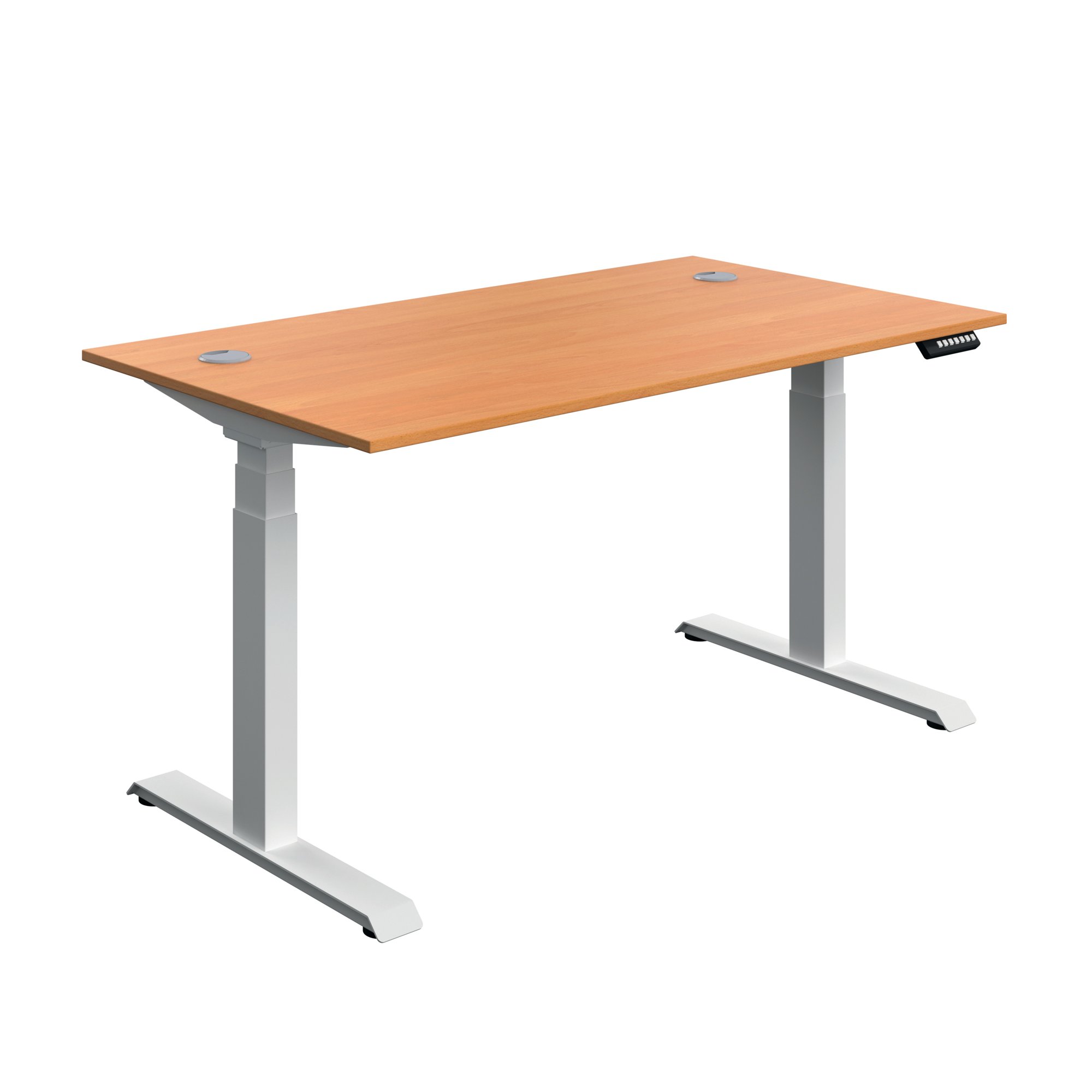 MODARA DM SIT/STAND DSK 1400 BCH/WHT