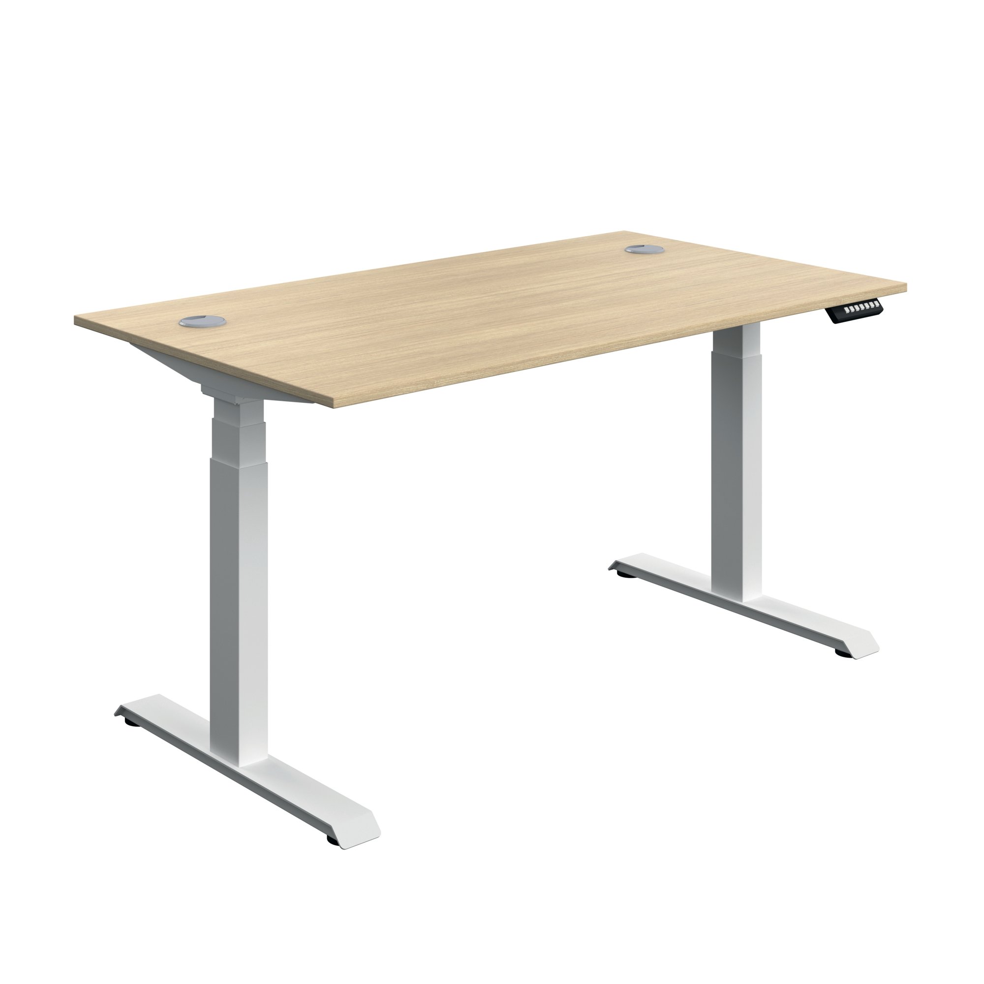 MODARA DM SIT/STAND DSK 1400 OAK/WHT